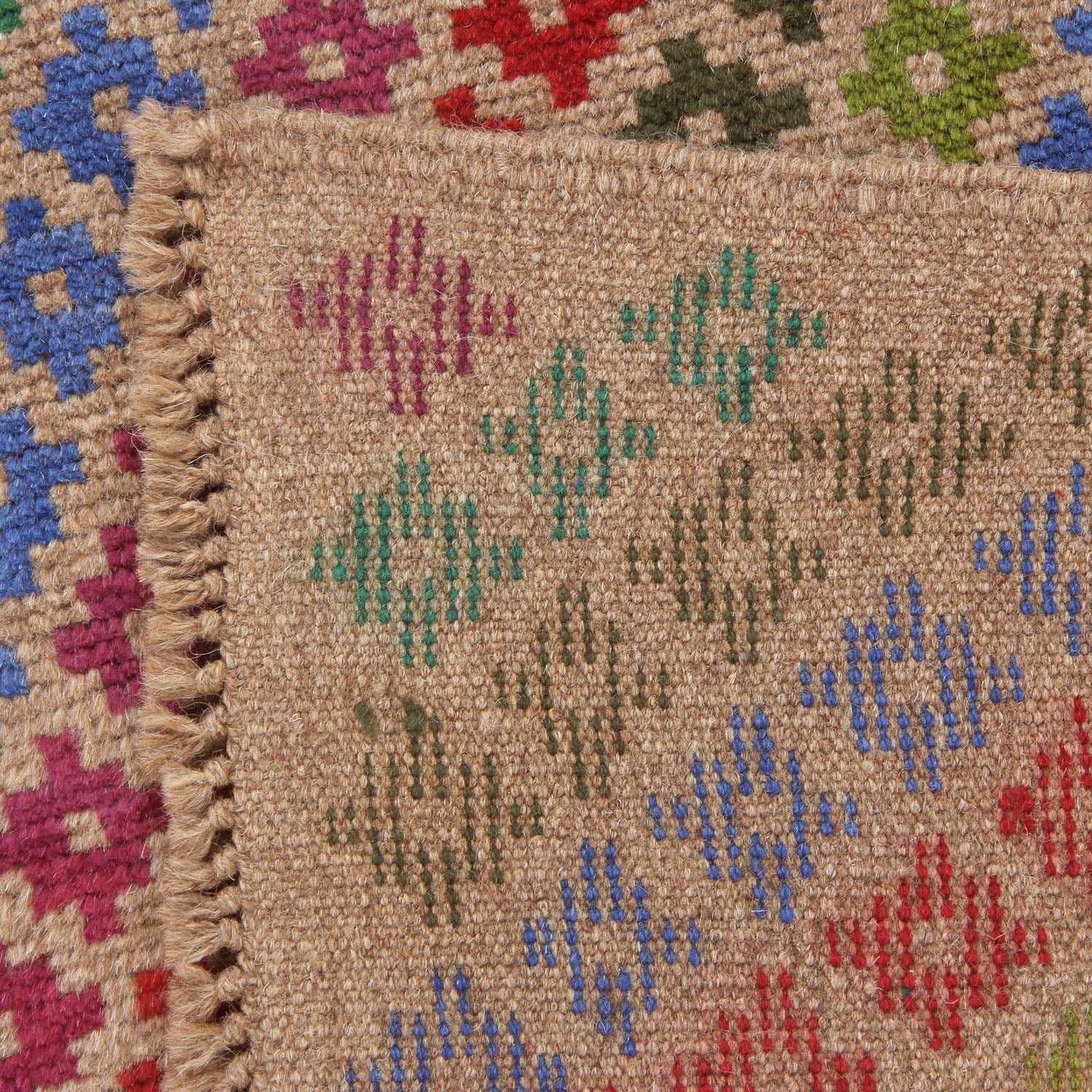 3' X 5' L.brown Handmade Kohistani Baluchi Afghan Rug Rectangular