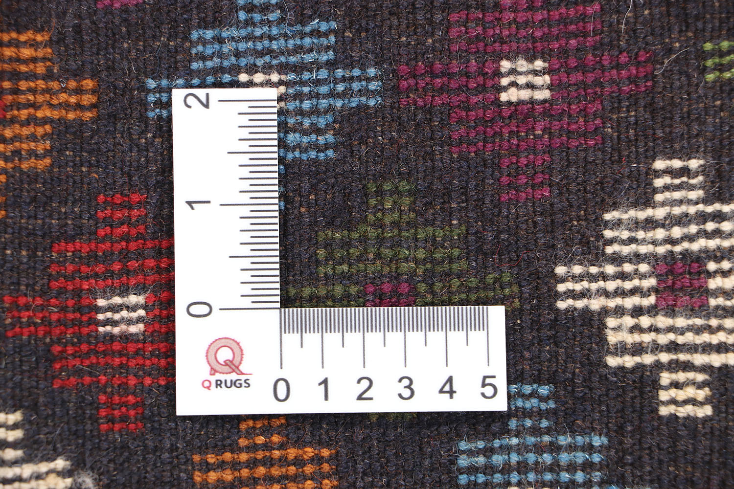 3' X 5' Blue Handmade Kohistani Baluchi Afghan Rug Rectangular