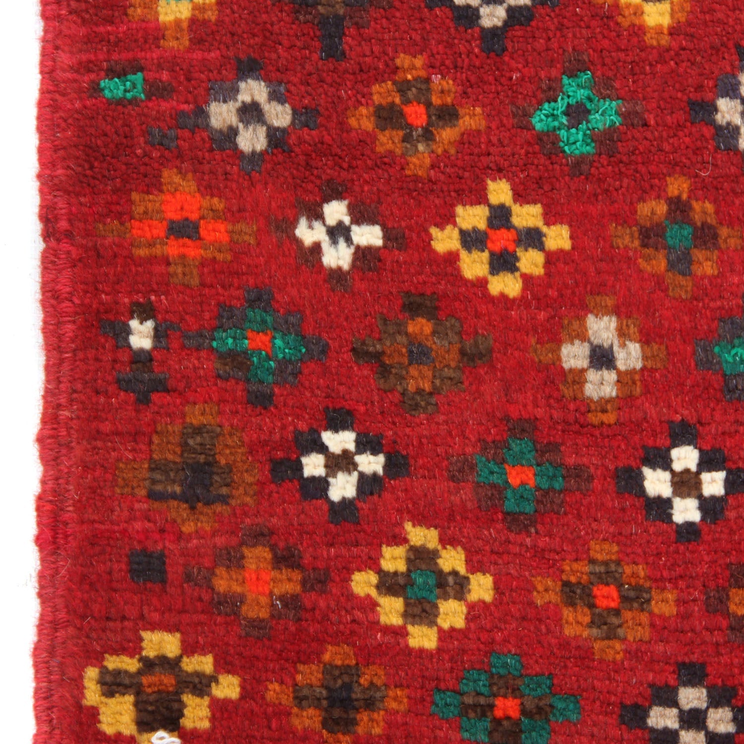3' x 5' Red Handmade Kohistani Baluchi Afghan Rug Rectangular