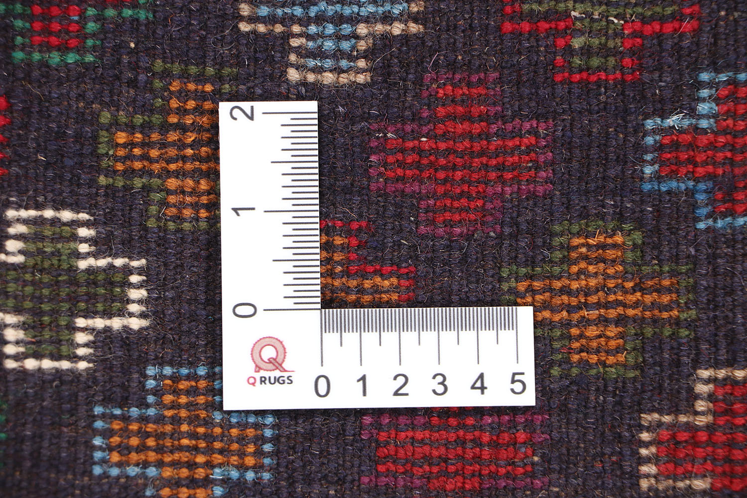 3' X 5' Blue Handmade Kohistani Baluchi Afghan Rug Rectangular