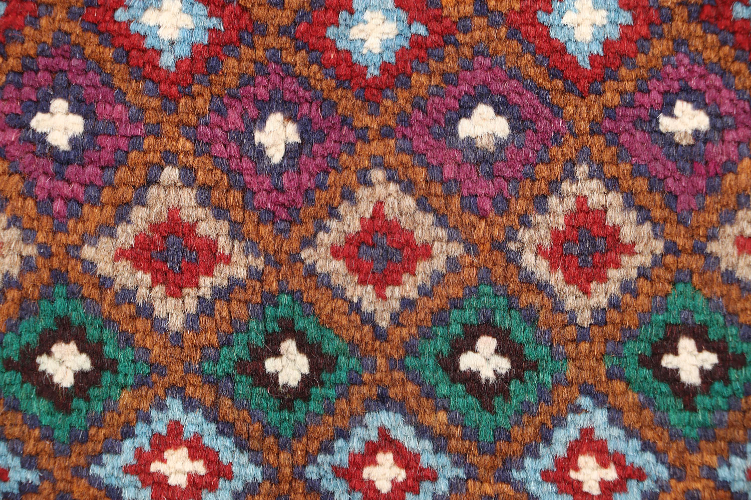 3' X 5' Gold Handmade Kohistani Baluchi Afghan Rug Rectangular