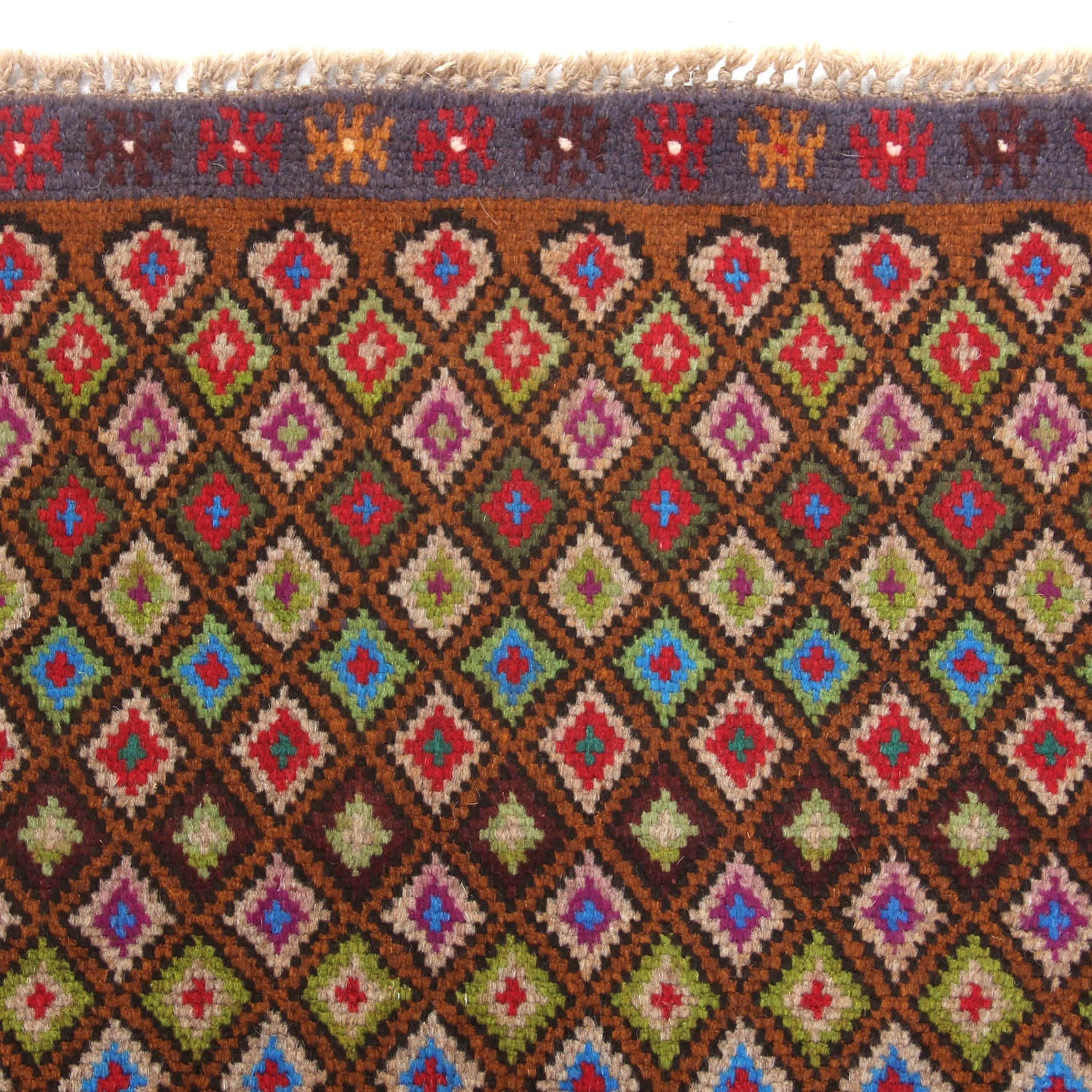 3' X 5' Gold Handmade Kohistani Baluchi Afghan Rug Rectangular