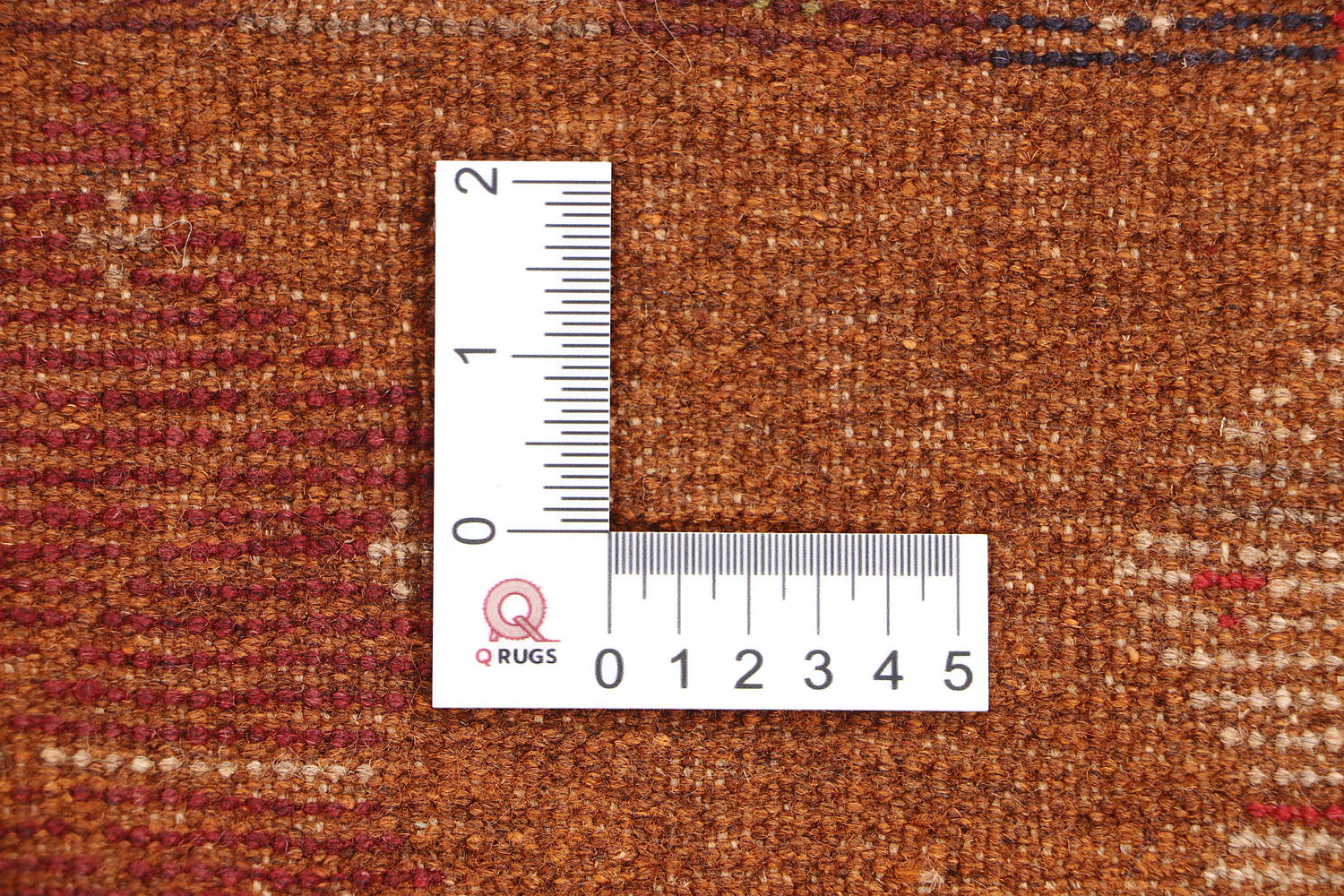 4' x 4' Gold Handmade Kohistani Baluchi Afghan Rug Square