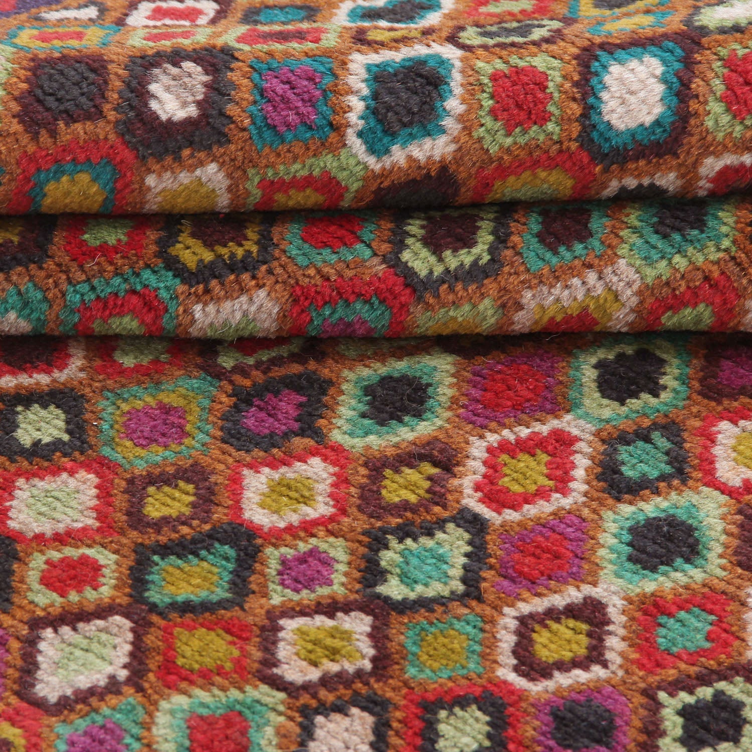 3' X 5' Multy Handmade Kohistani Baluchi Afghan Rug Rectangular