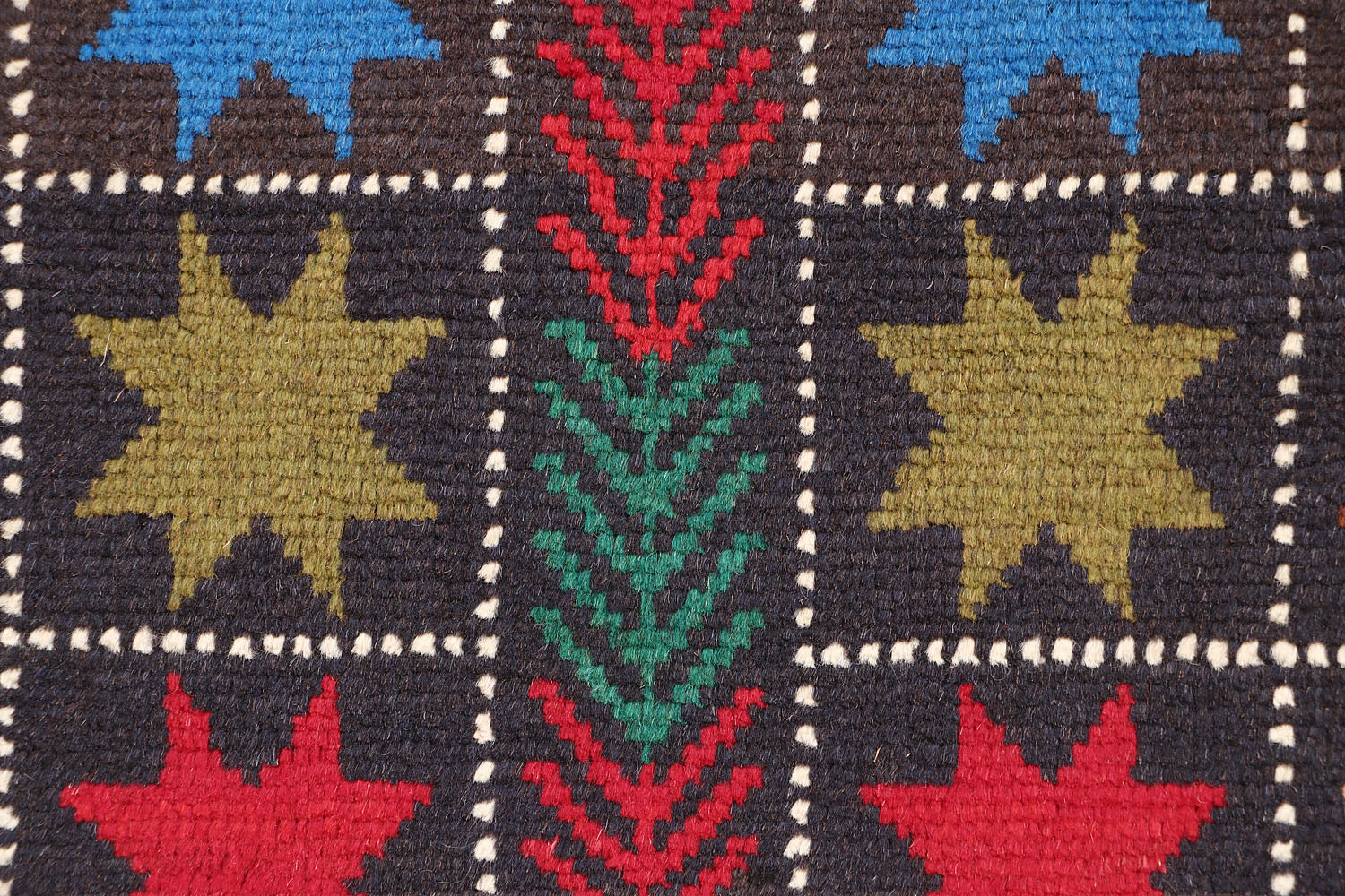 3' x 5' Blue Handmade Kohistani Baluchi Afghan Rug Rectangular
