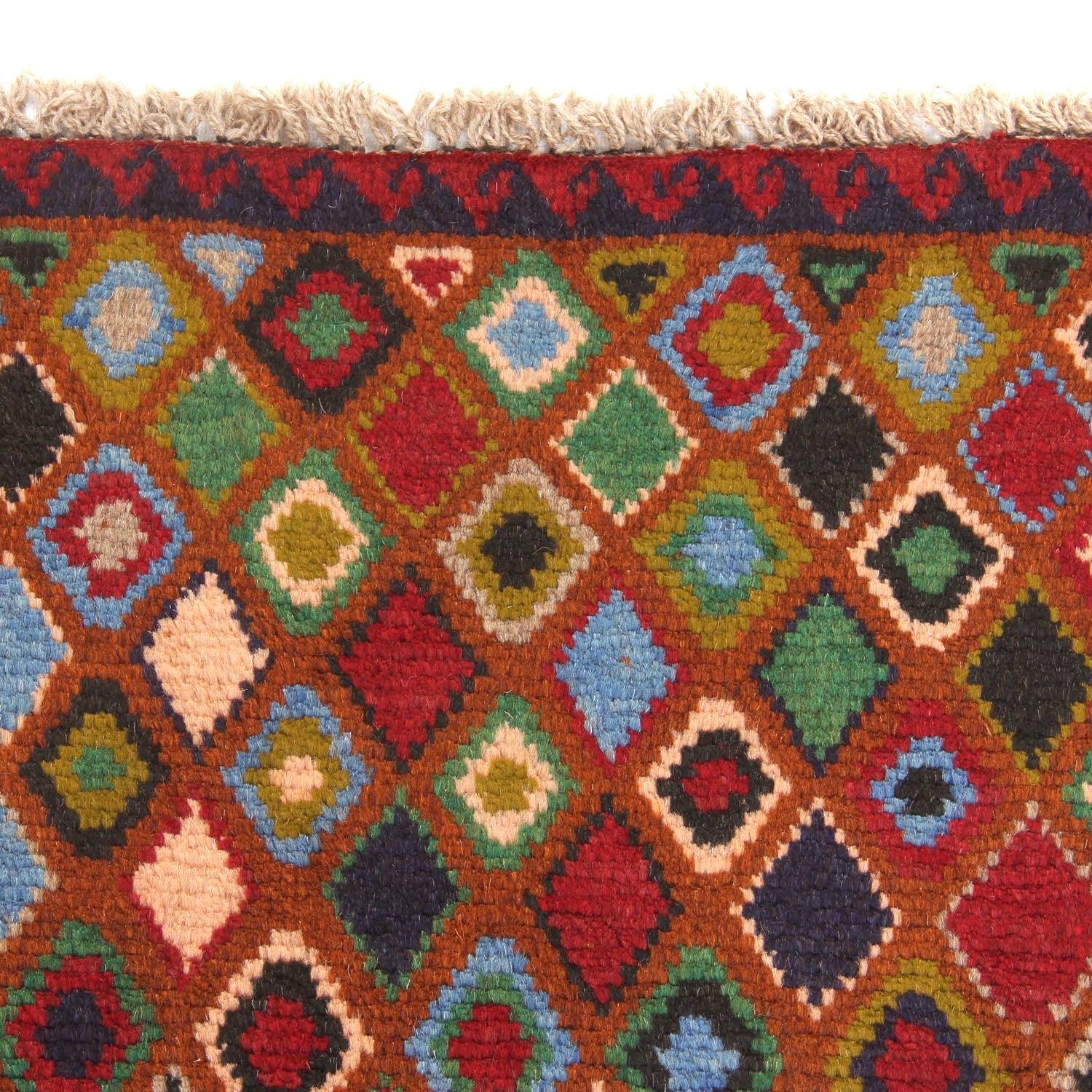 3' X 5' Gold Handmade Kohistani Baluchi Afghan Rug Rectangular