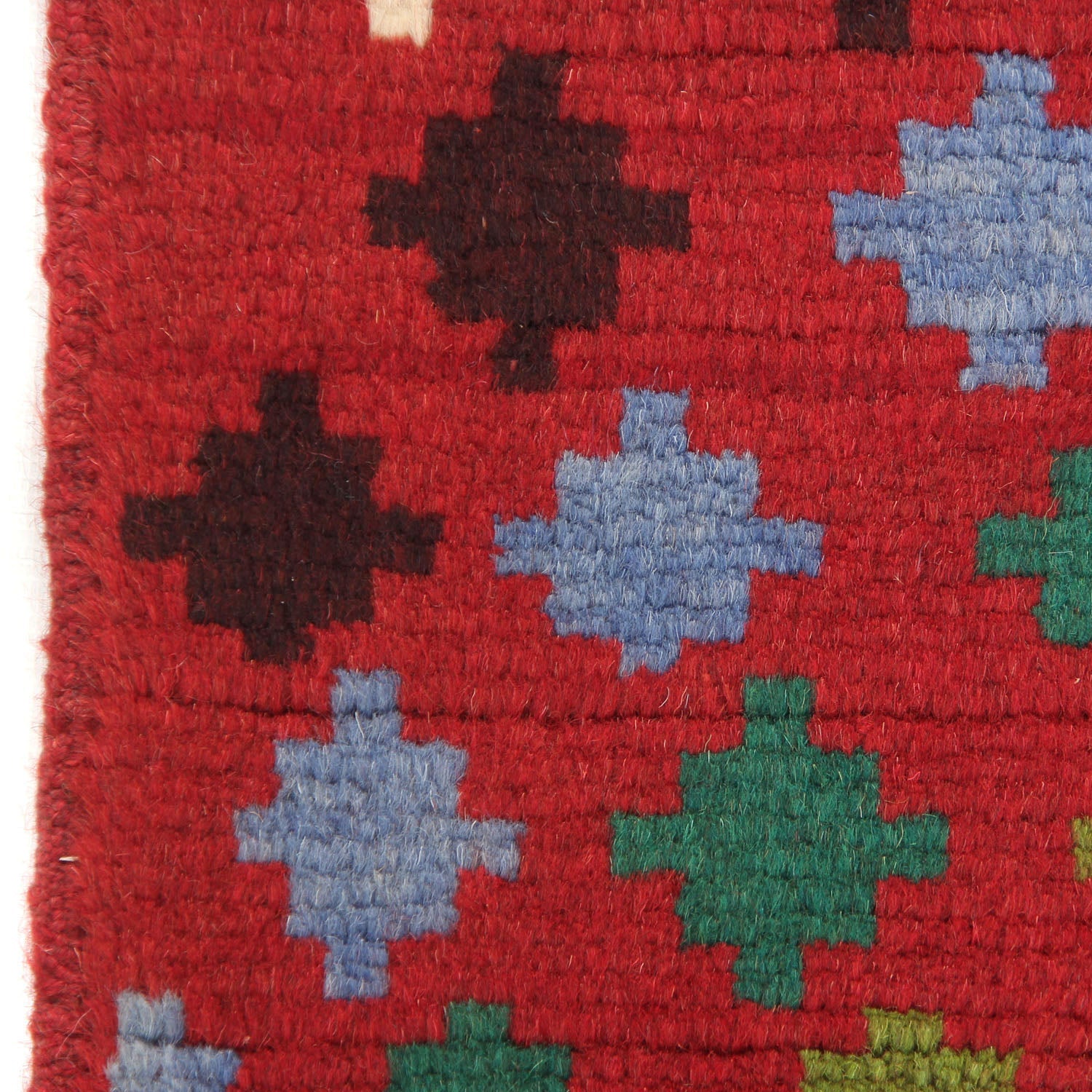 3' x 5' Red Handmade Kohistani Baluchi Afghan Rug Rectangular