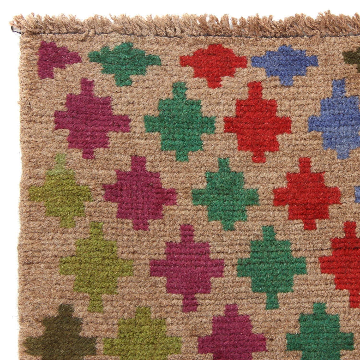 3' x 5' L.brown Handmade Kohistani Baluchi Afghan Rug Rectangular