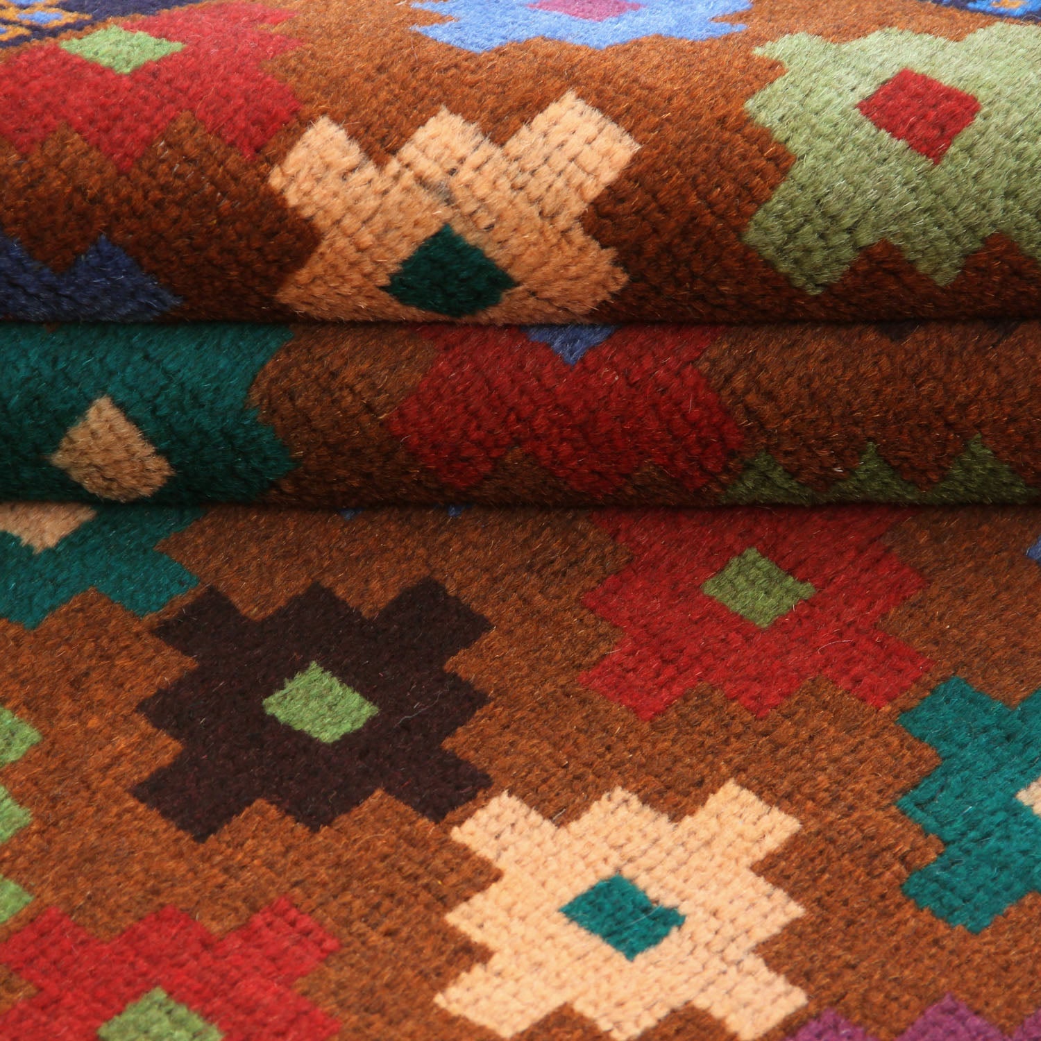 3' X 5' Red Handmade Kohistani Baluchi Afghan Rug Rectangular