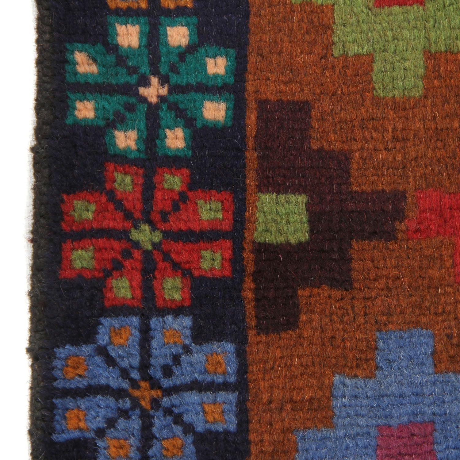 3' X 5' Red Handmade Kohistani Baluchi Afghan Rug Rectangular