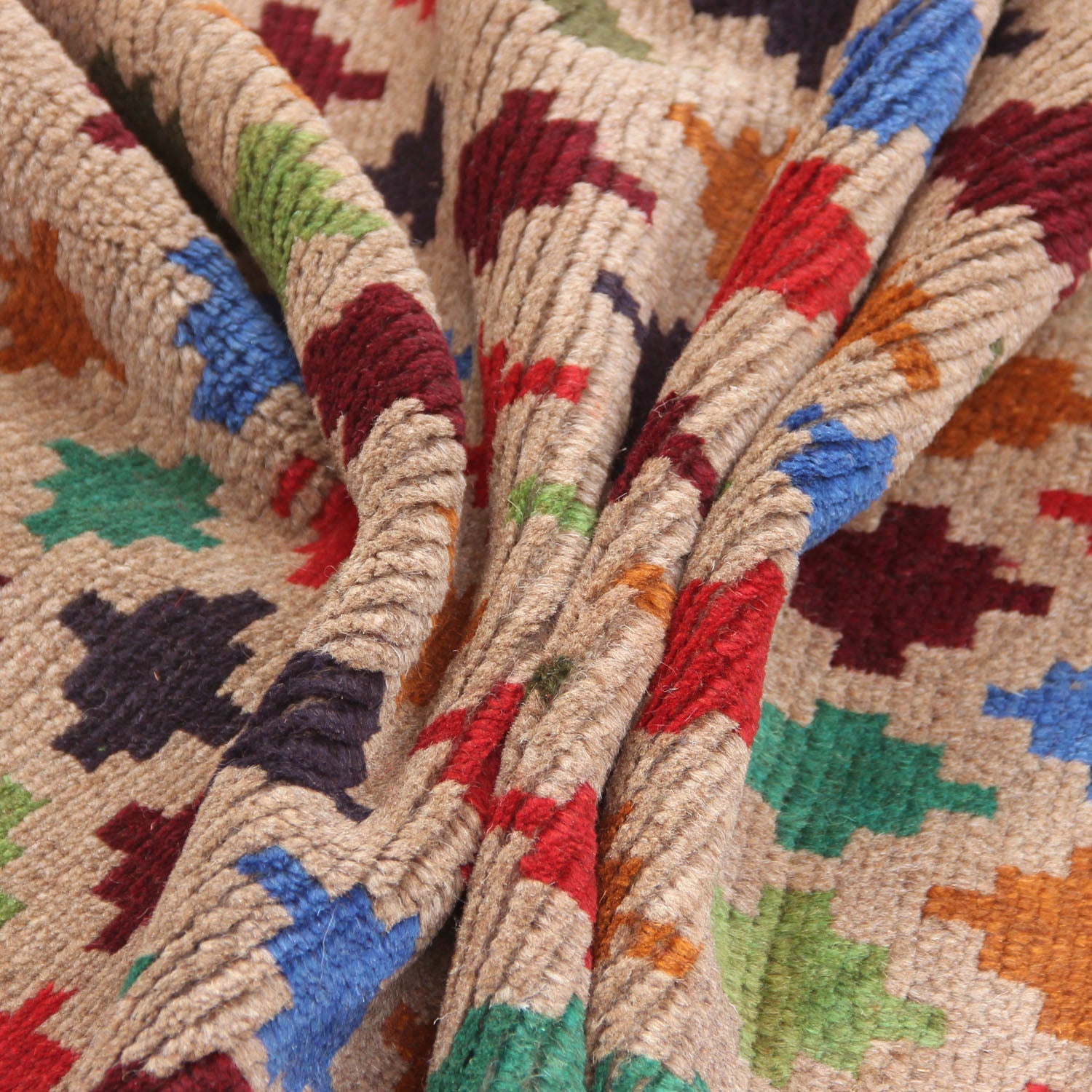 3' x 5' L.brown Handmade Kohistani Baluchi Afghan Rug Rectangular