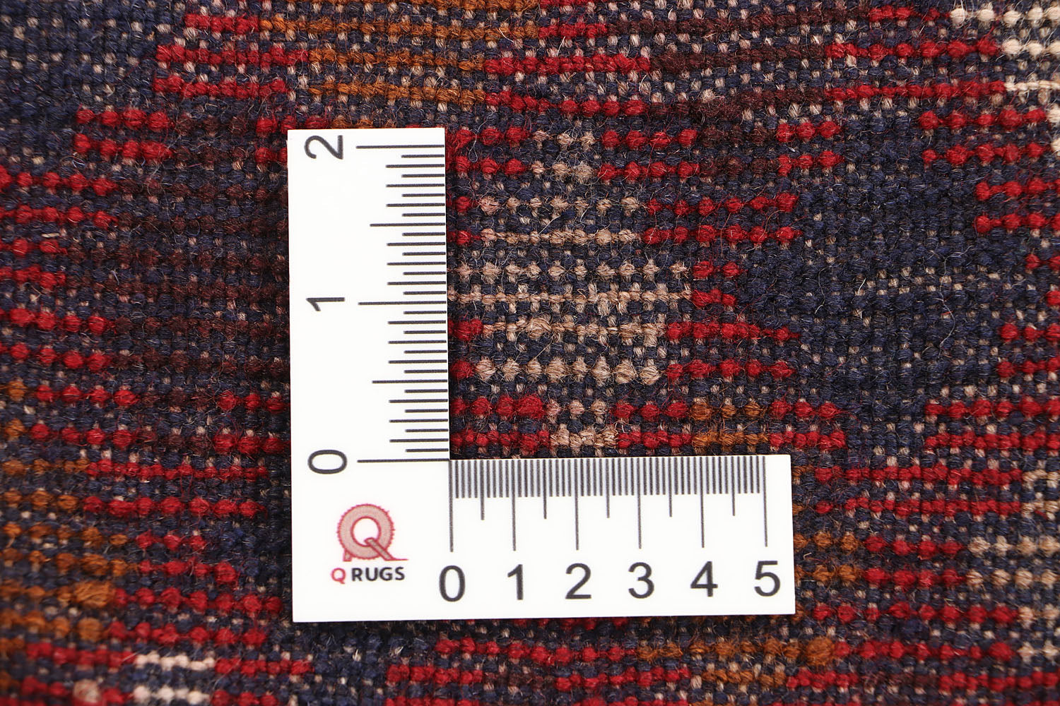 3' X 4' Red Handmade Kohistani Baluchi Afghan Rug Rectangular