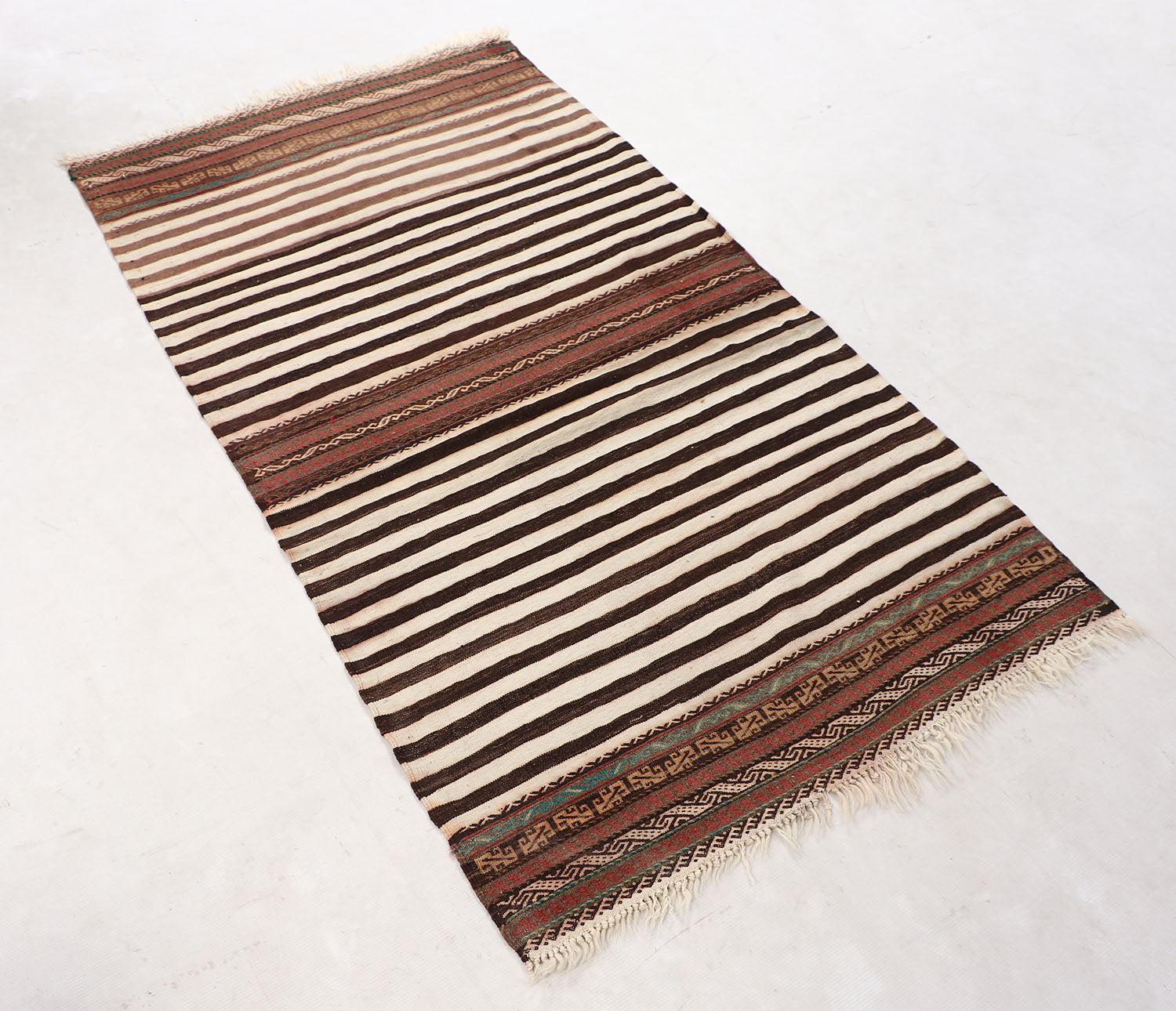 3' x 5' Multy Handmade Sufra Kilim Rug Rectangular