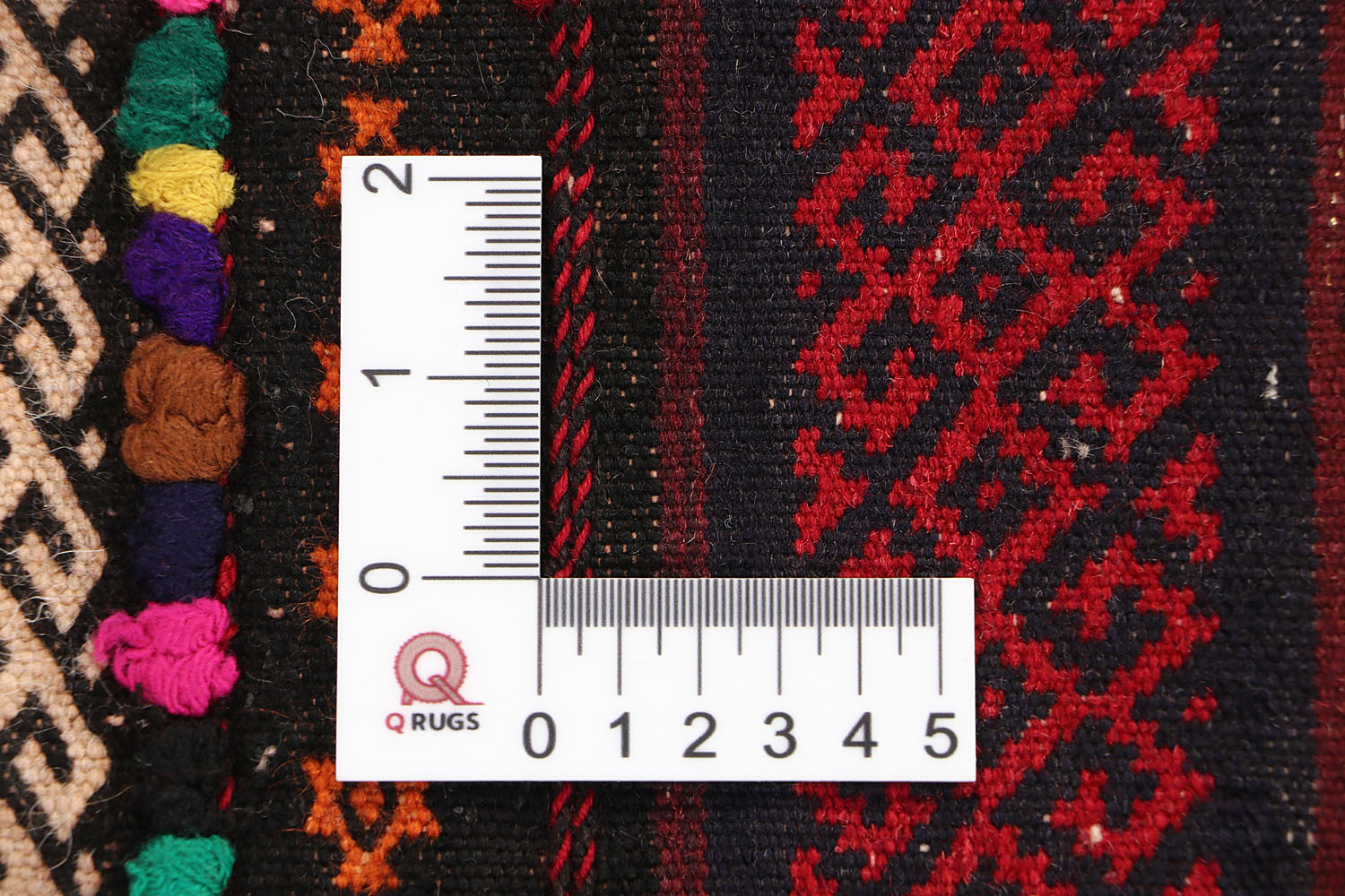 2' X 5' Orange Handmade Sufra Kilim Rug Rectangular