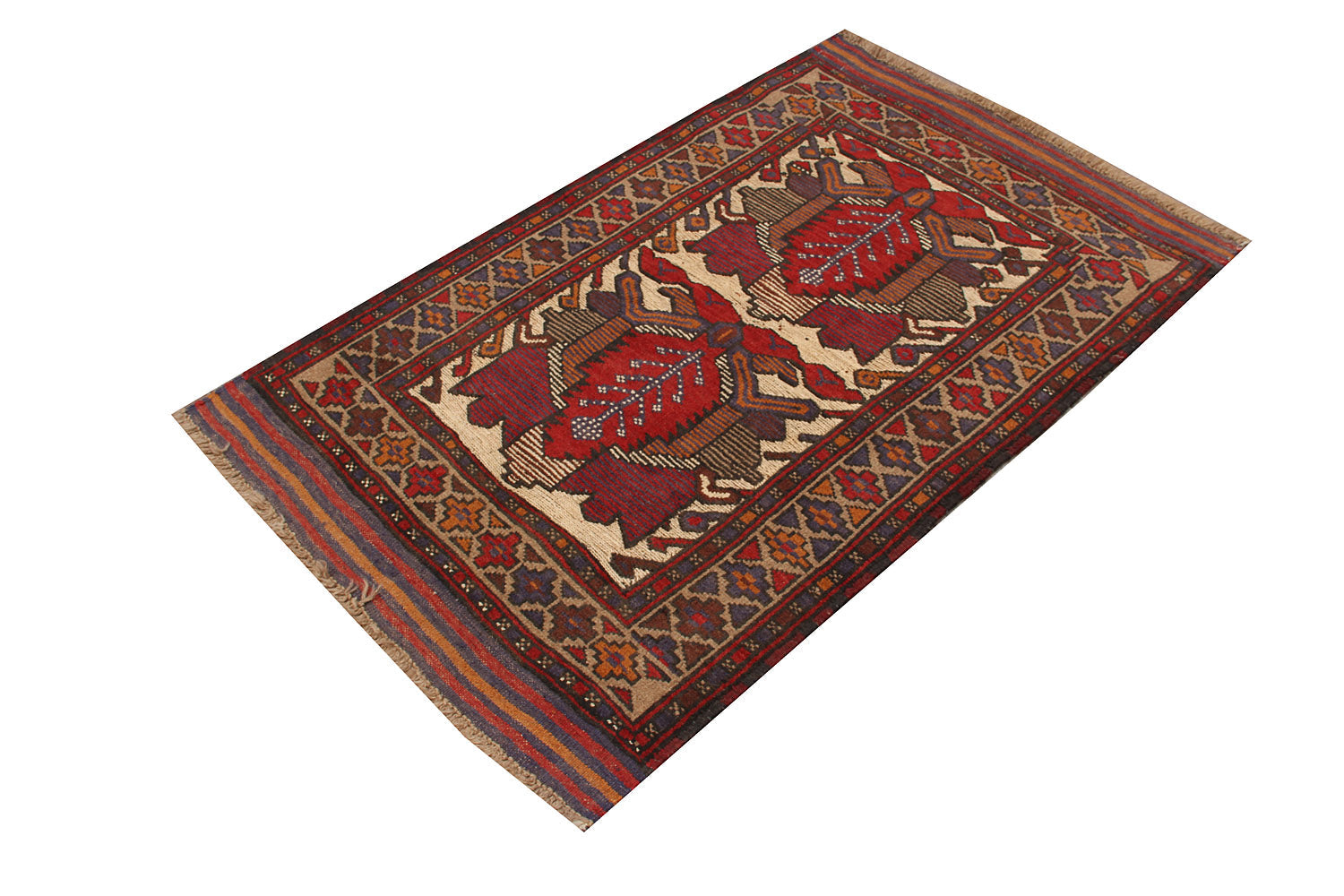 Handmade Berjista Afghan Rug