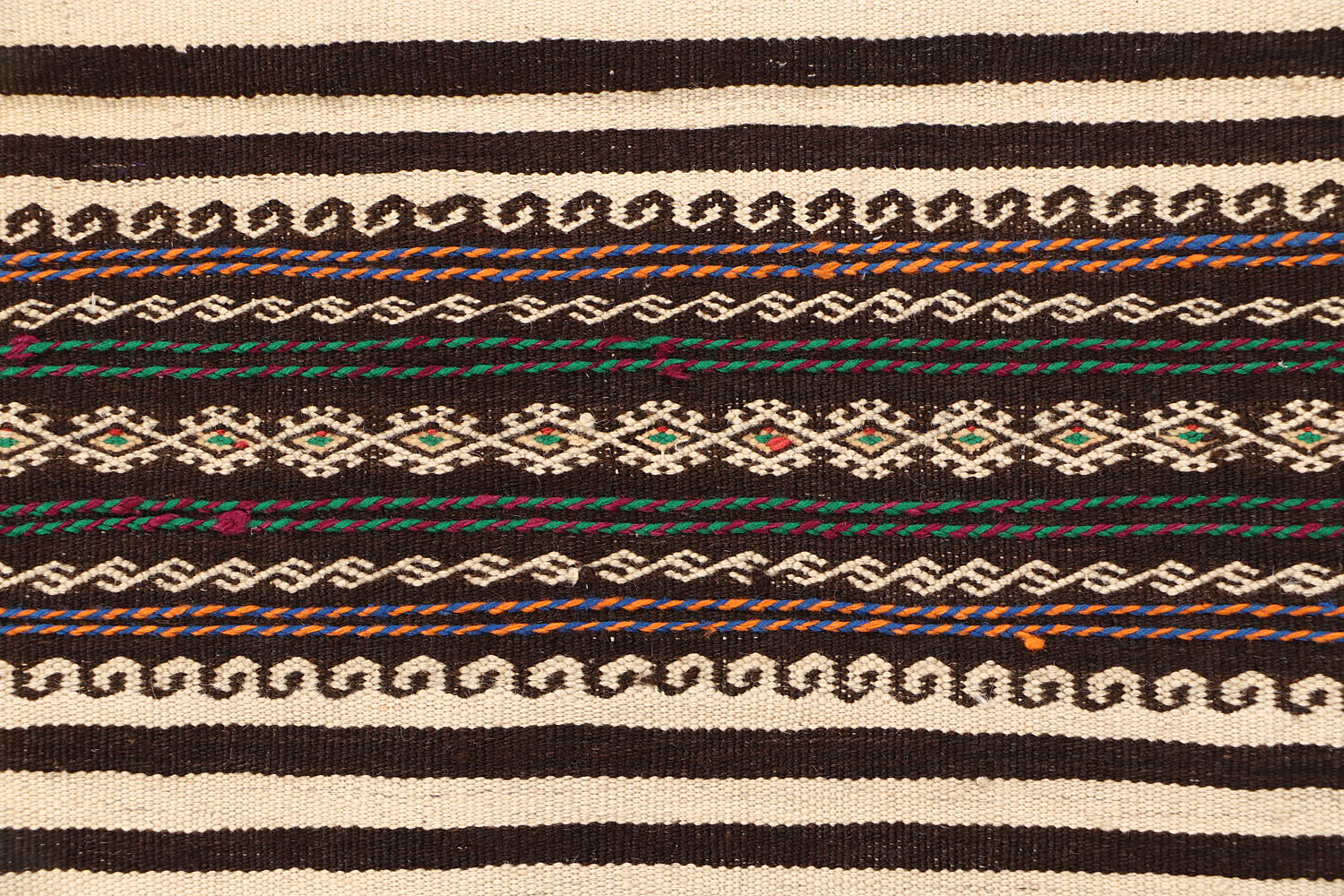 2' X 5' Multy Handmade Sufra Kilim Rug Rectangular