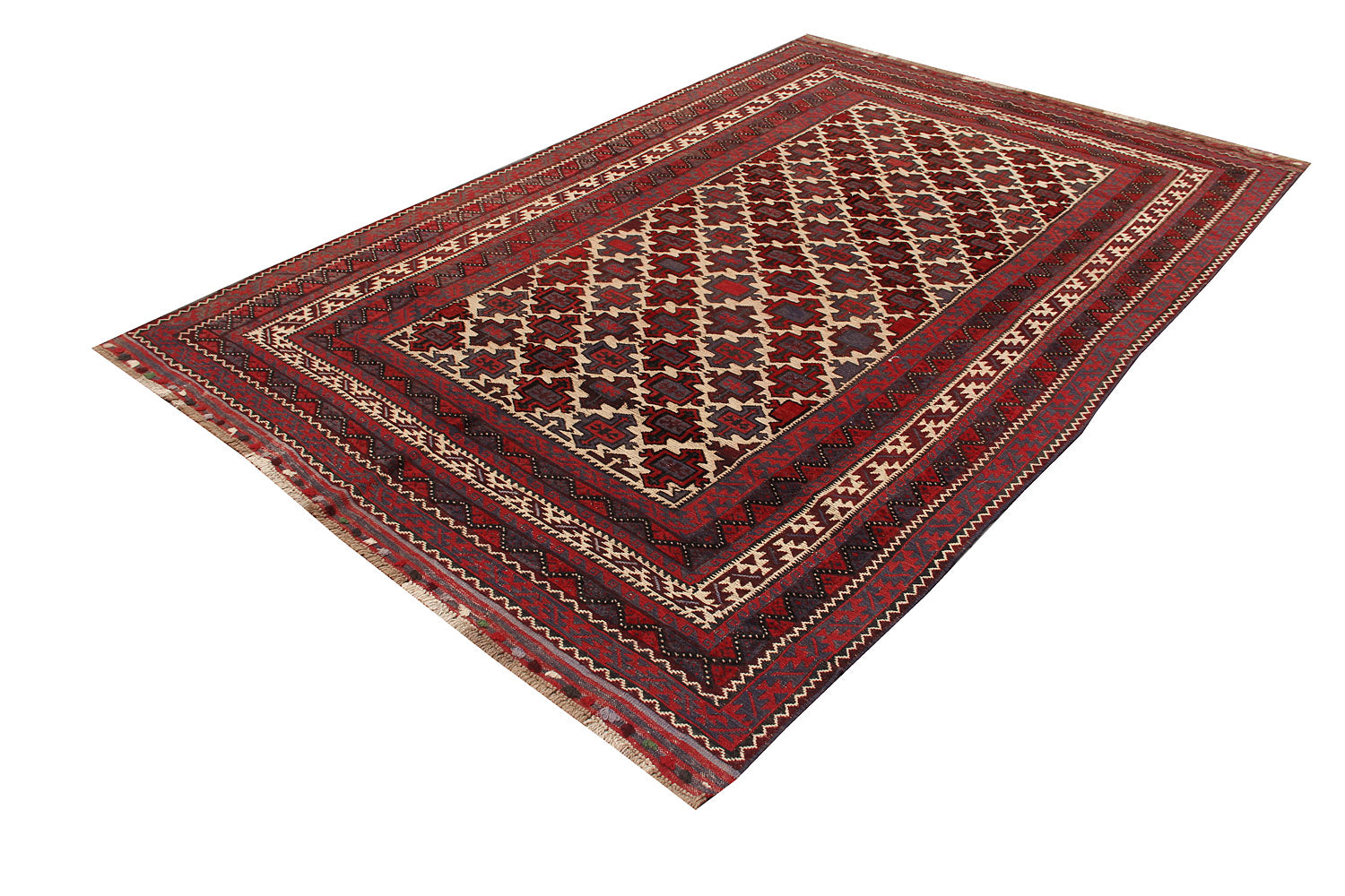Handmade Berjista Afghan Rug