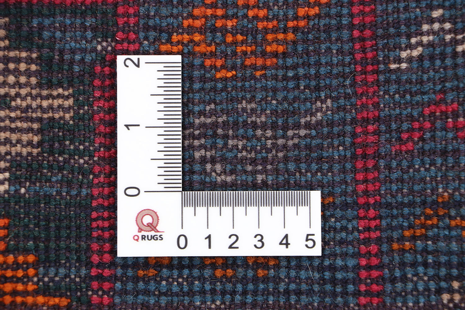Red Handmade Kohistani Baluchi Afghan Rug Rectangular