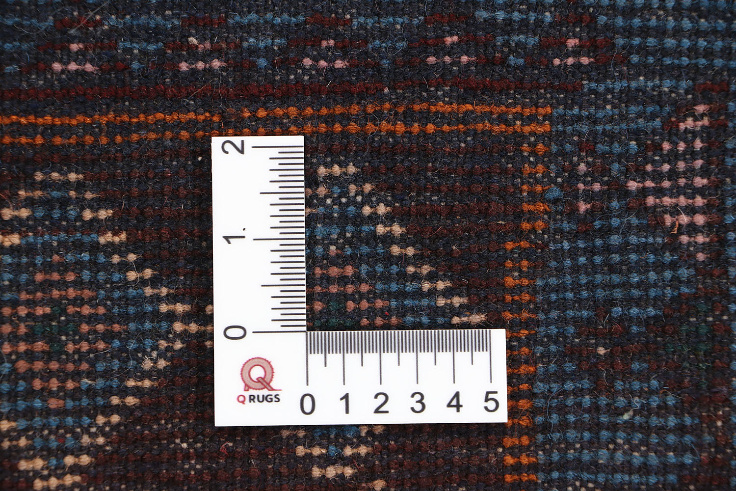 6' 6"X 10' Blue Handmade Kohistani Baluchi Afghan Rug Rectangular