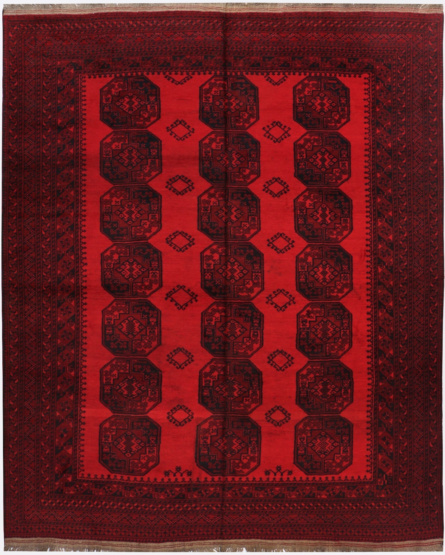 Handmade Fil Pa Afghan Rug