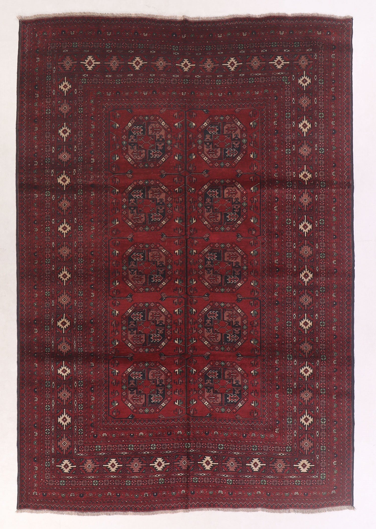 Handmade Fil Pa Afghan Rug