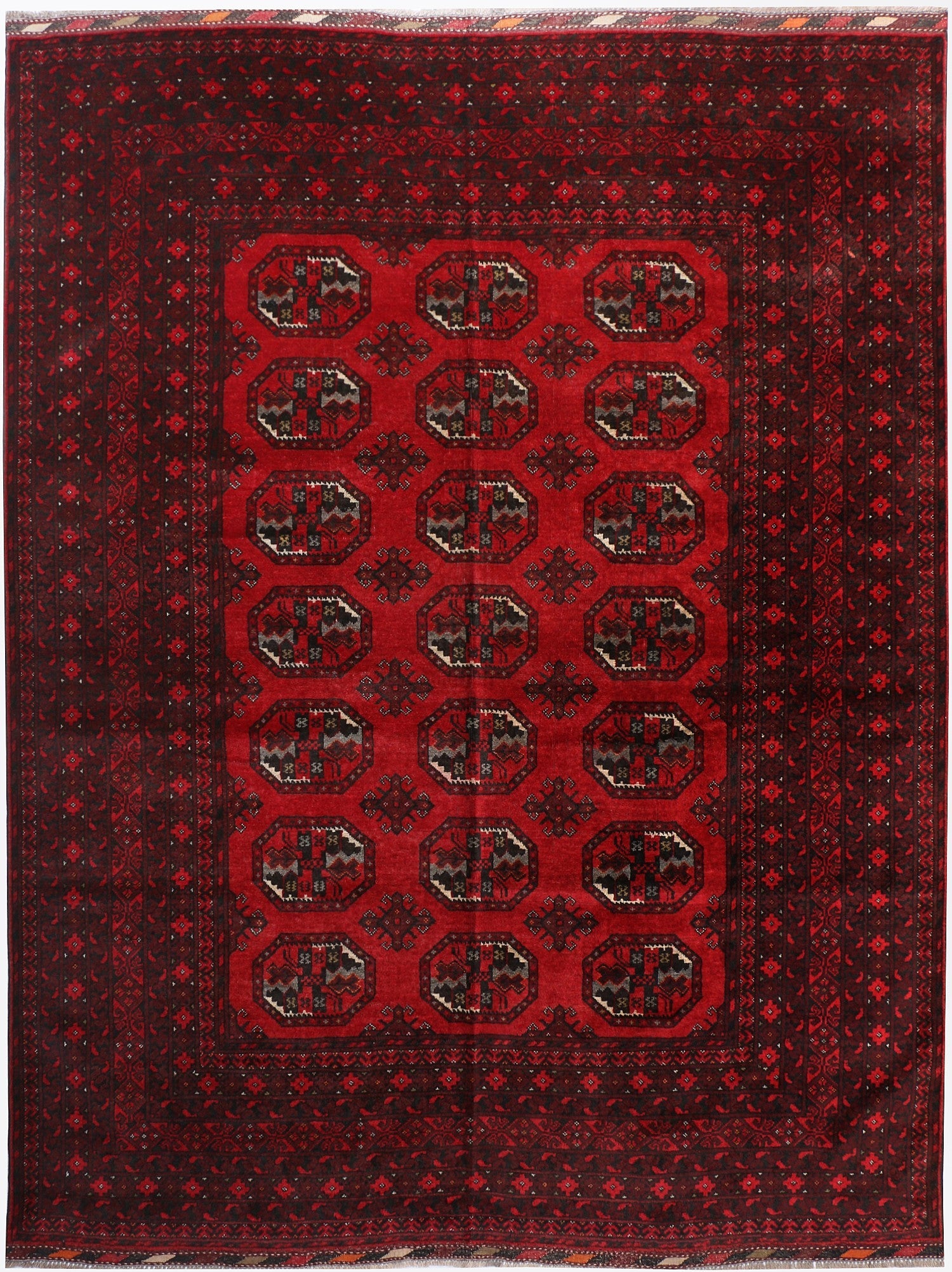 Handmade Fil Pa Afghan Rug