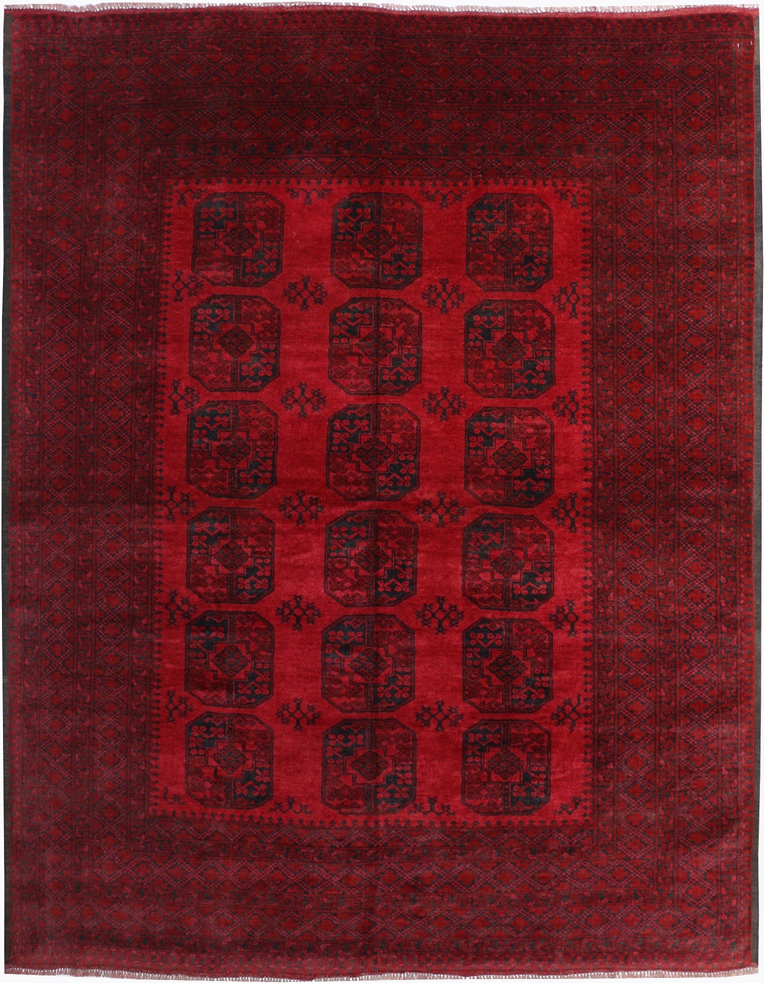 Handmade Fil Pa Afghan Rug
