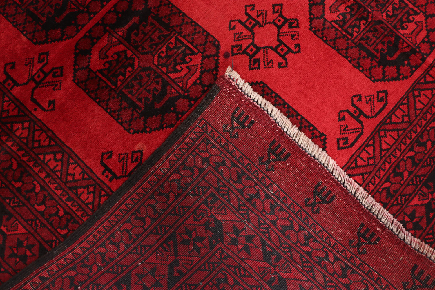 Handmade Fil Pa Afghan Rug
