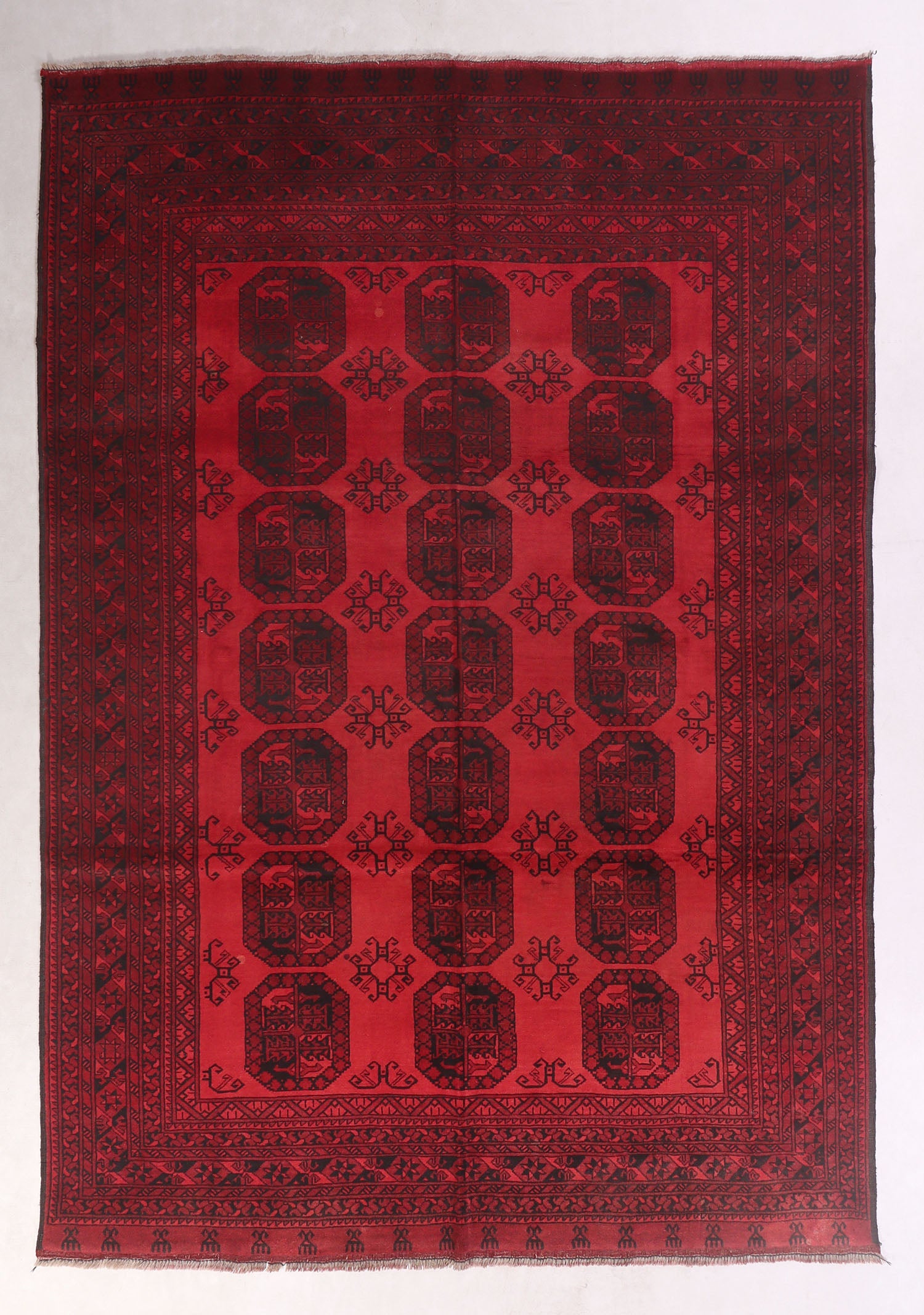 Handmade Fil Pa Afghan Rug