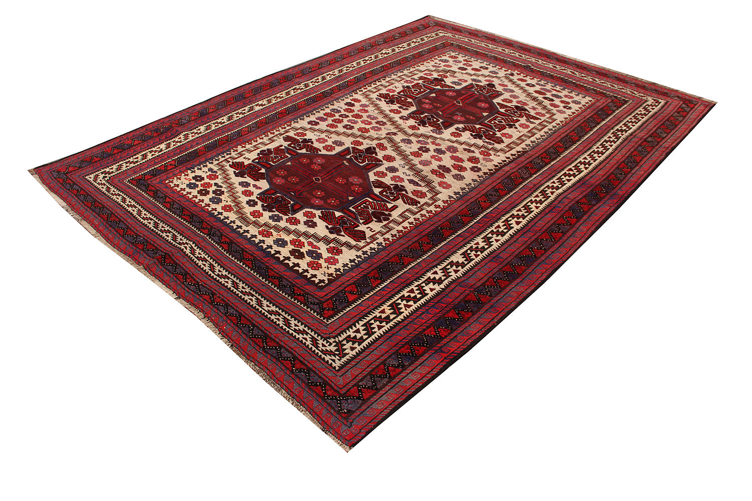 Handmade Berjista Afghan Rug