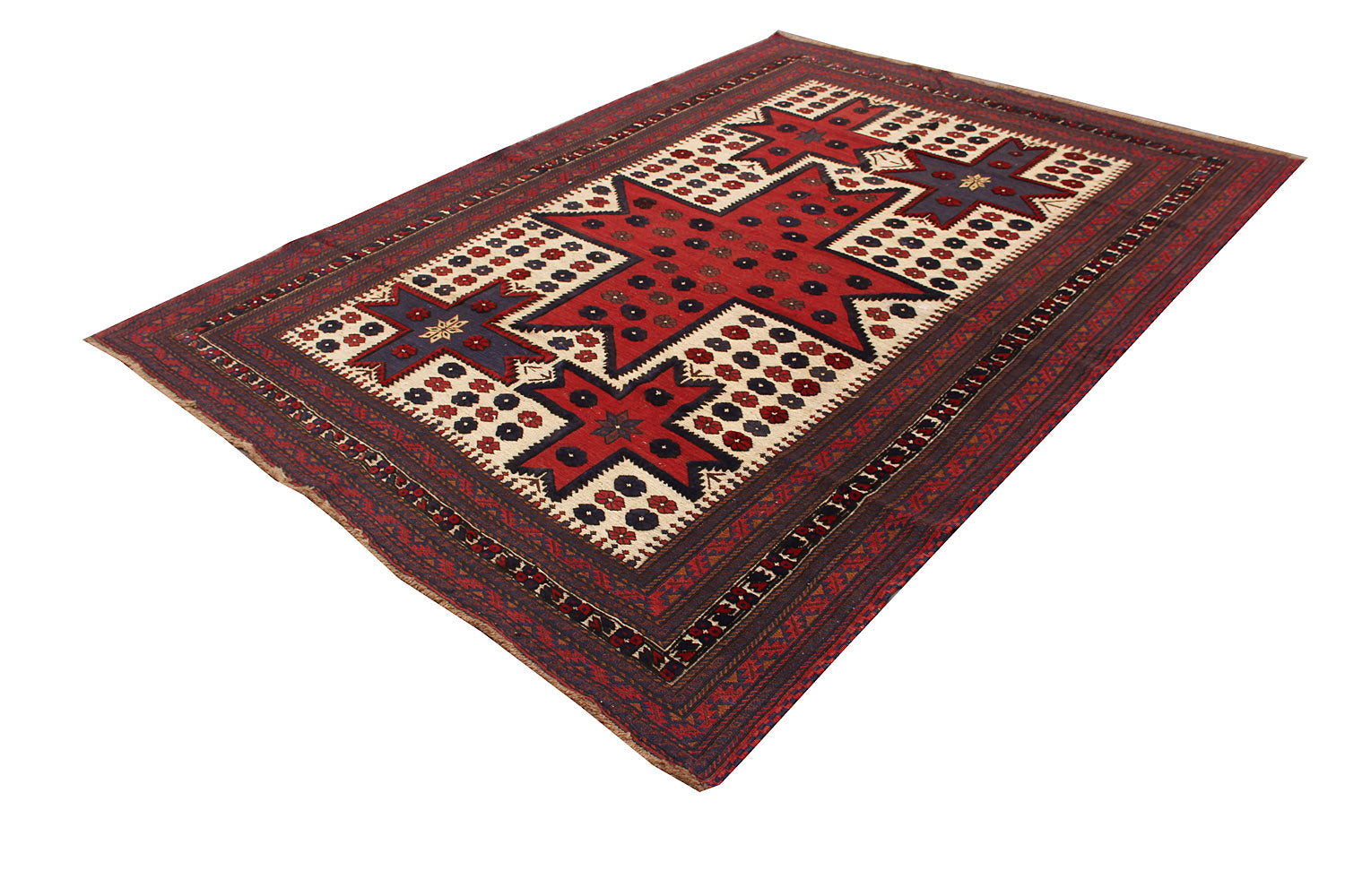 Handmade Berjista Afghan Rug