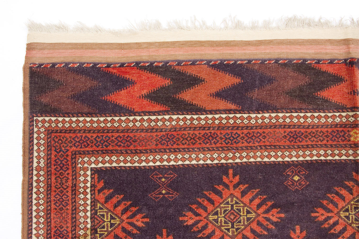 3' x 5' Blue Handmade Russian Bukhara Afghan Rug Rectangular
