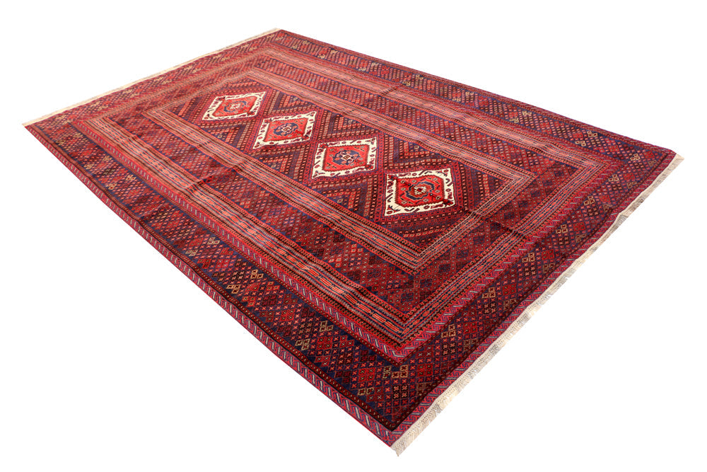 Handmade Nakhunak Afghan Rug