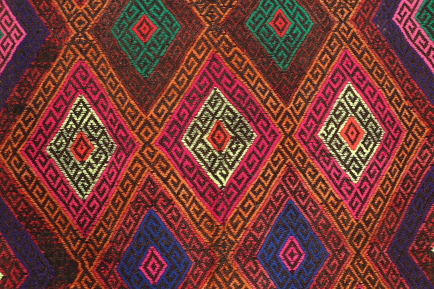 Multy Handmade Suzani Kilim Rug Runner