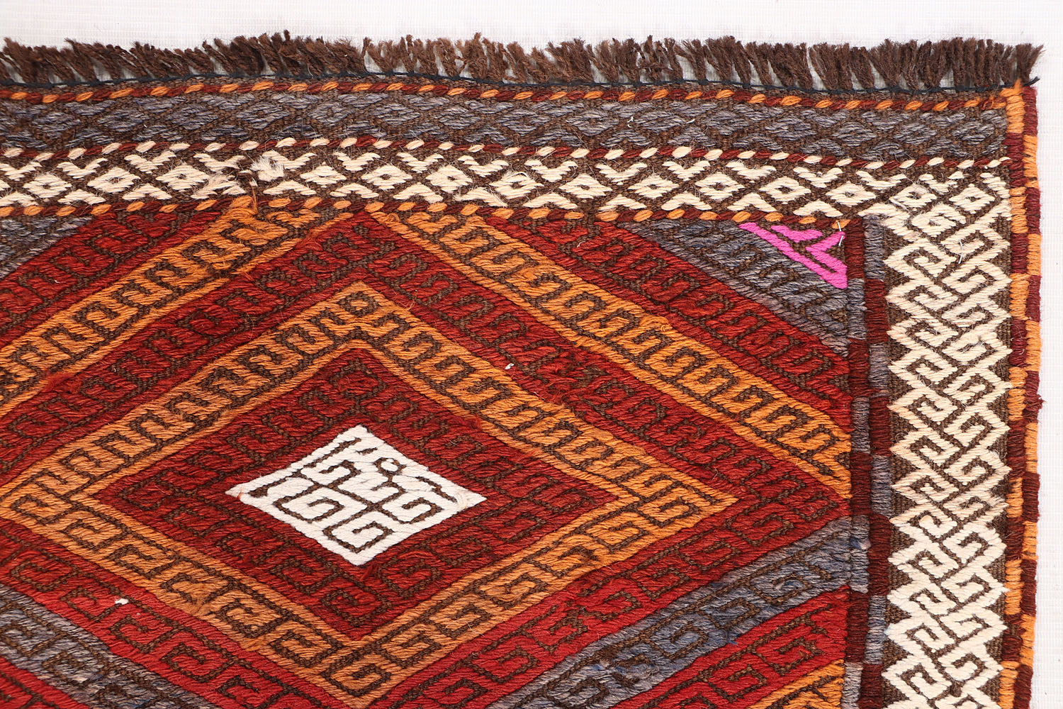 Multy Handmade Suzani Kilim Rug Rectangular