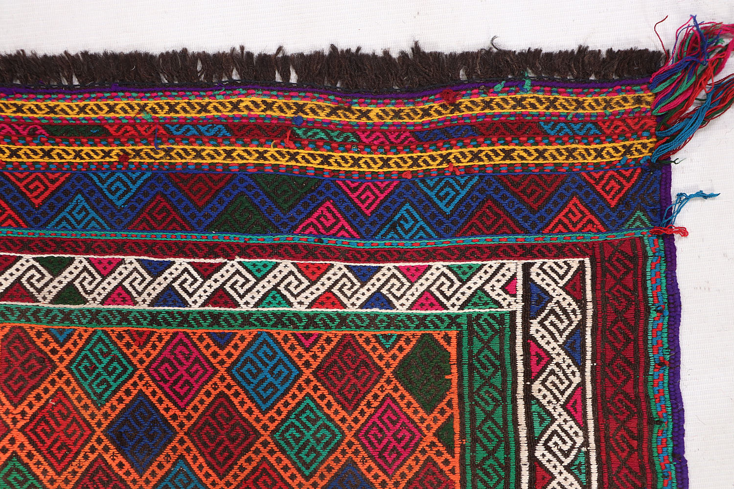 Multy Handmade Suzani Kilim Rug Rectangular