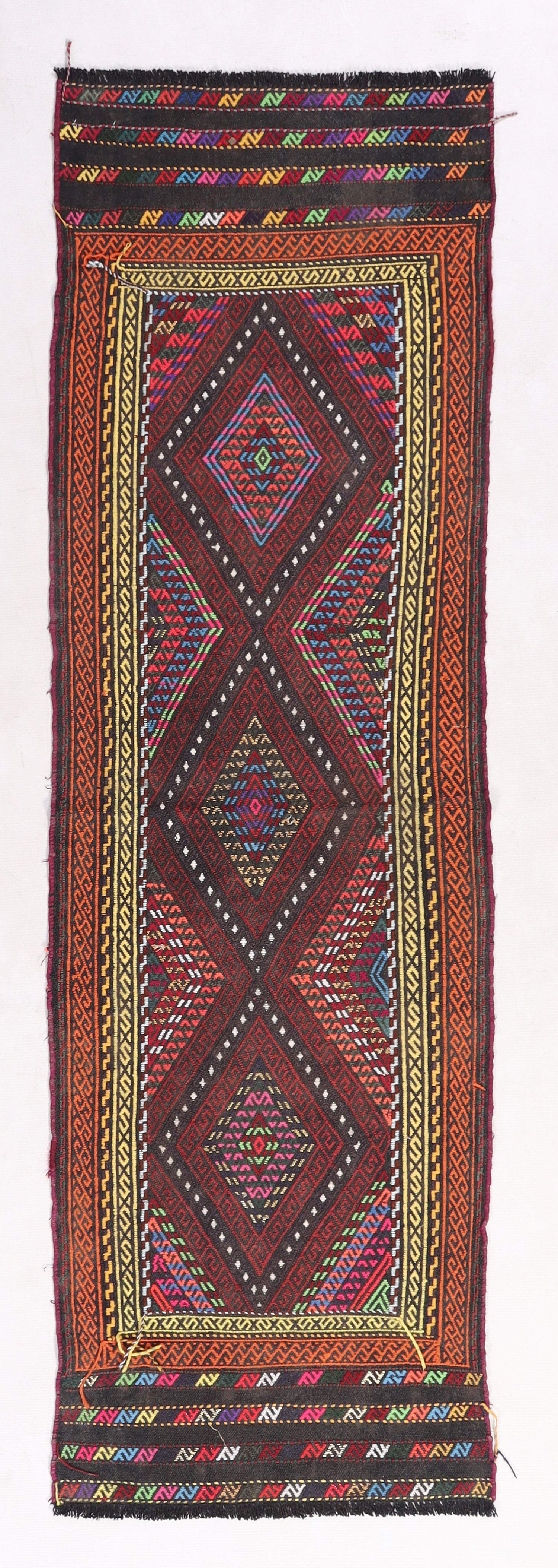 Multy Handmade Suzani Kilim Rug Runner