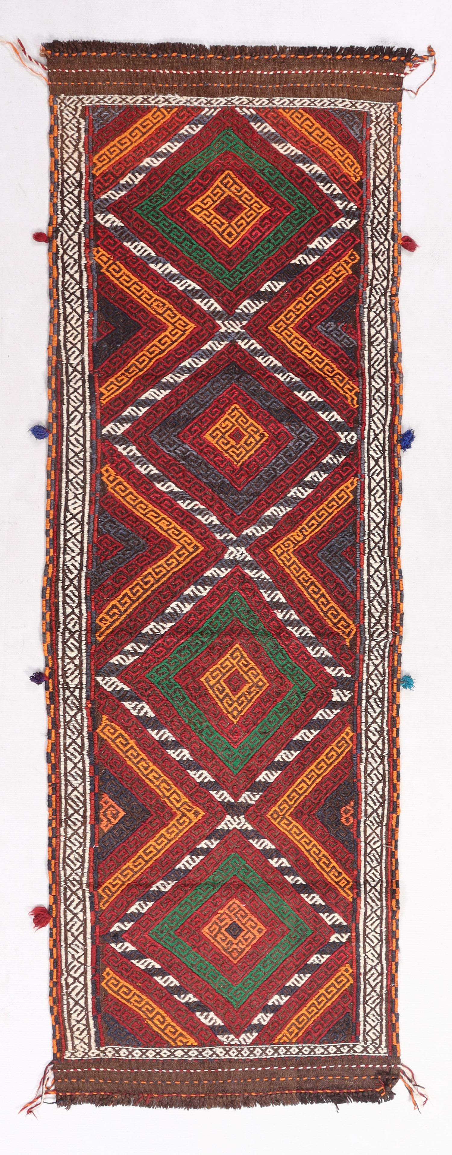 Multy Handmade Suzani Kilim Rug Runner
