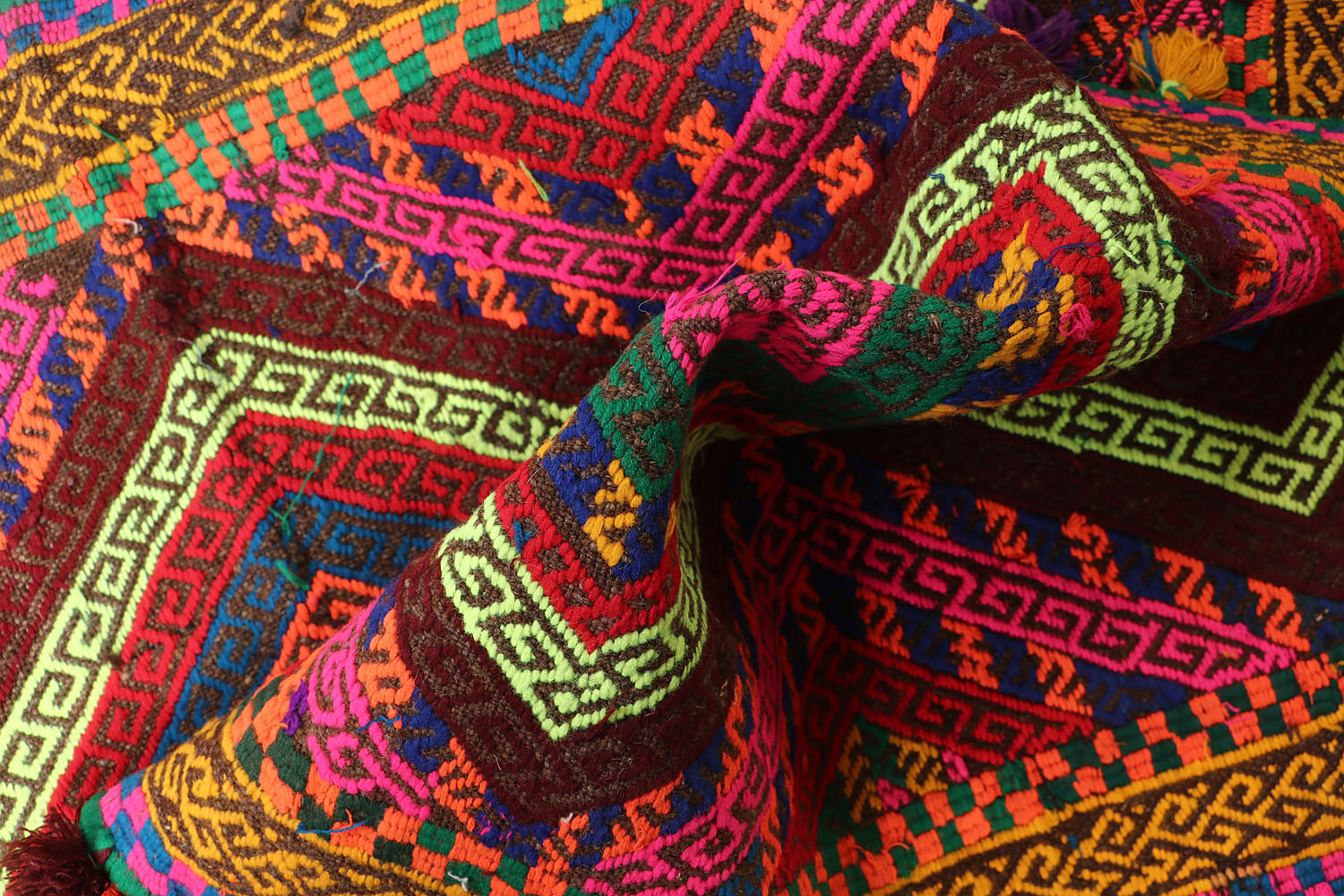 Multy Handmade Suzani Kilim Rug Runner