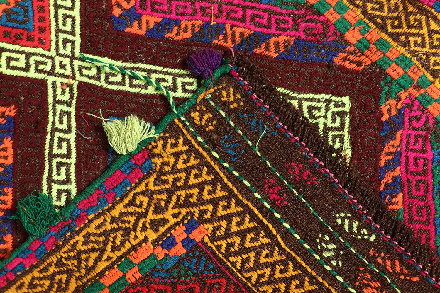 Multy Handmade Suzani Kilim Rug Runner