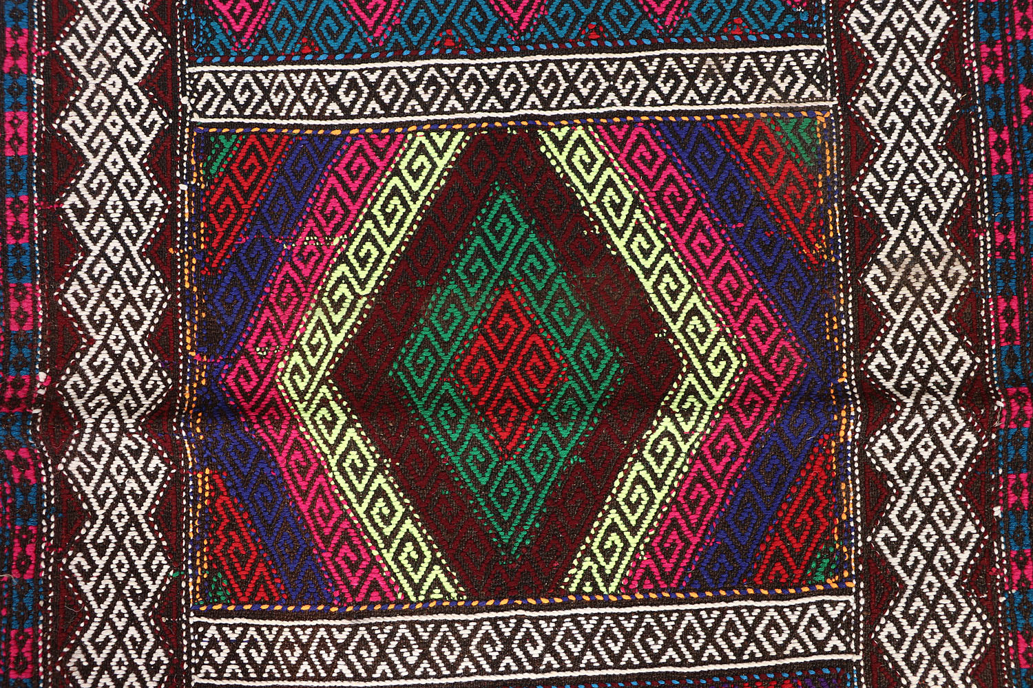 Multy Handmade Suzani Kilim Rug Runner