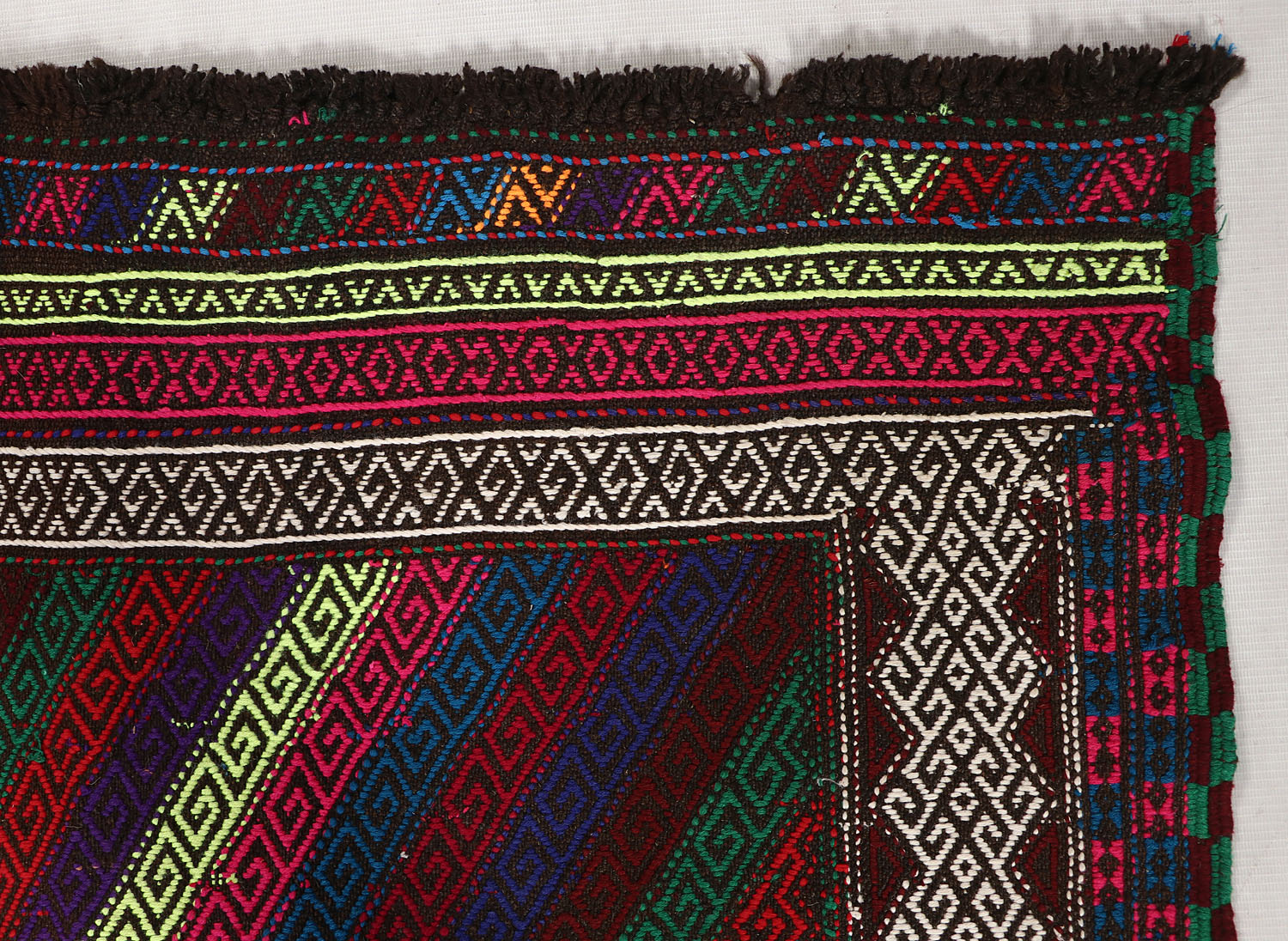 Multy Handmade Suzani Kilim Rug Runner