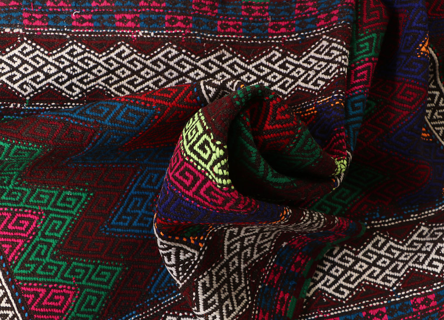 Multy Handmade Suzani Kilim Rug Runner