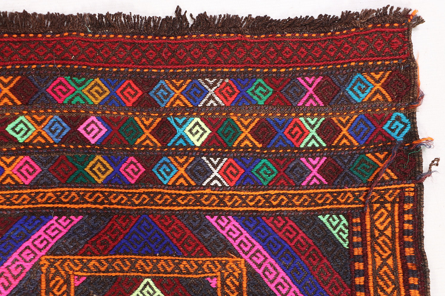 Multy Handmade Suzani Kilim Rug Runner