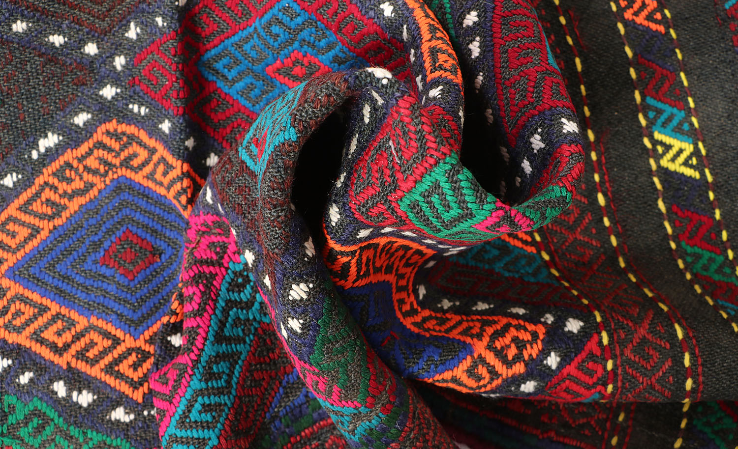 Multy Handmade Suzani Kilim Rug Runner