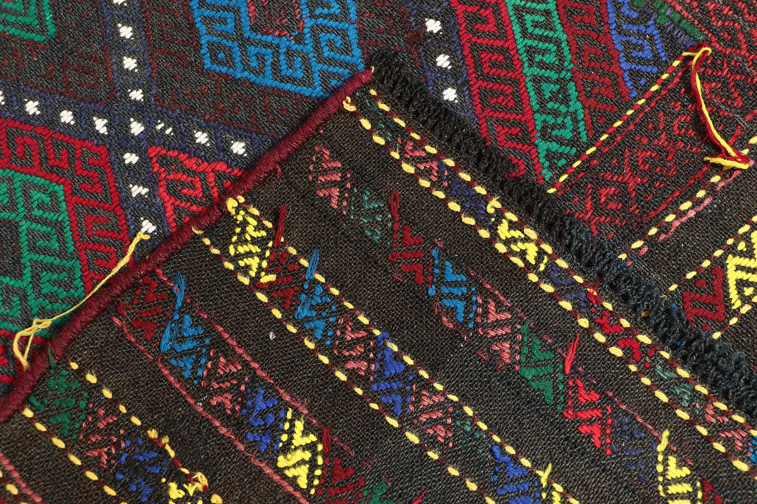 Multy Handmade Suzani Kilim Rug Runner