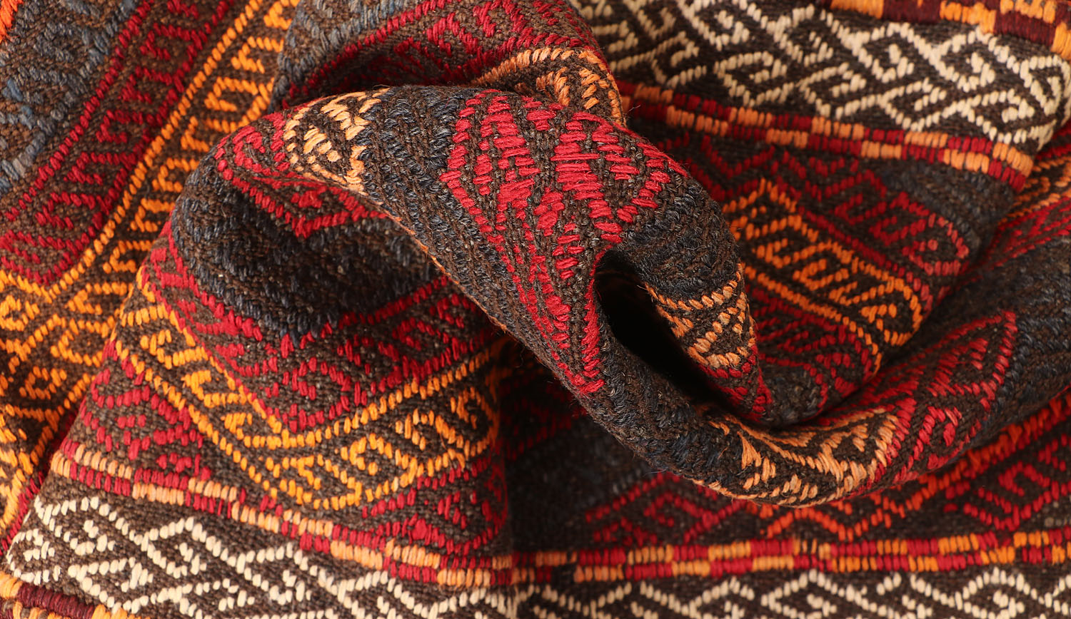 2' 6" X 7' 6" Multy Handmade Suzani Kilim Rug Runner
