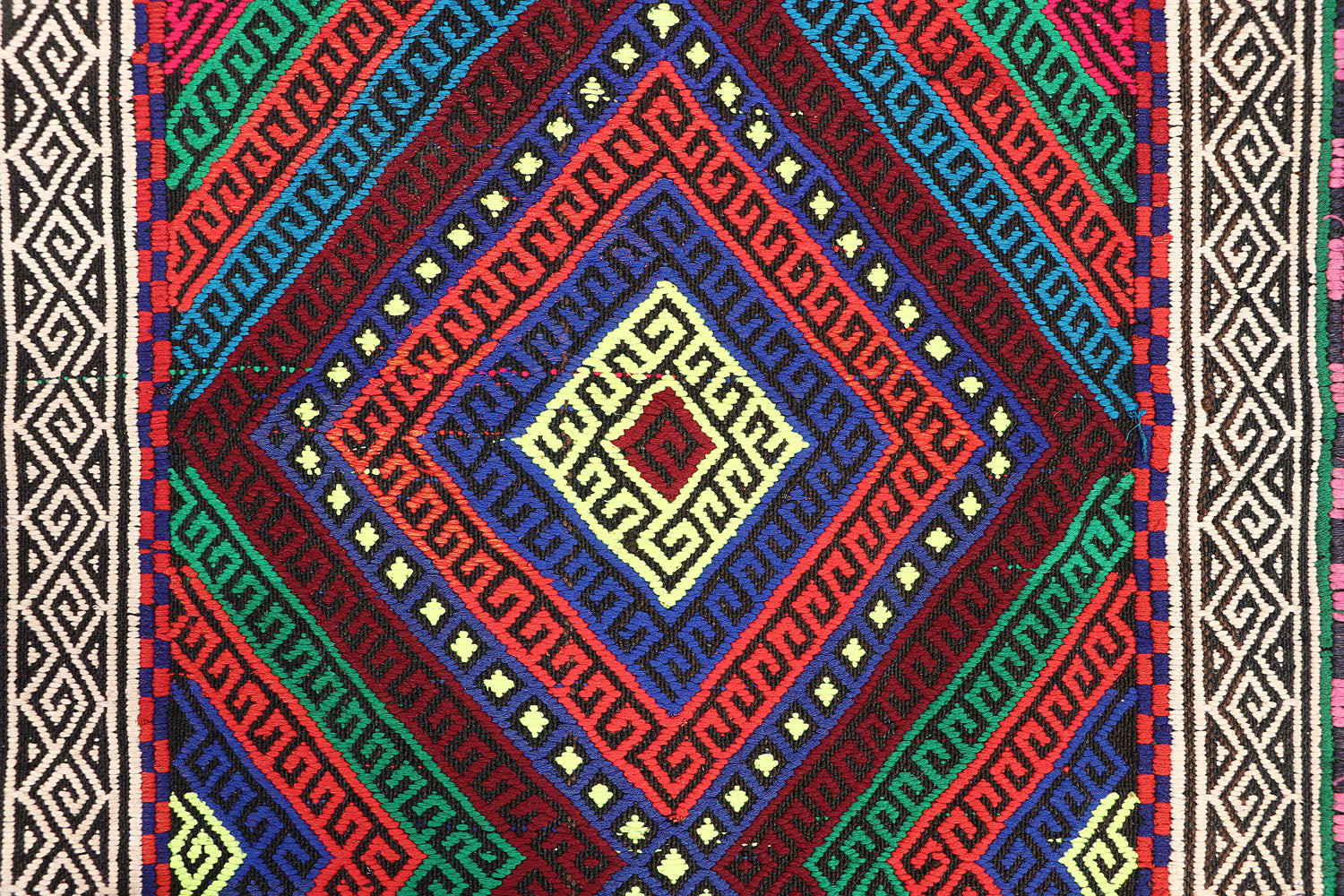 Multy Handmade Suzani Kilim Rug Runner