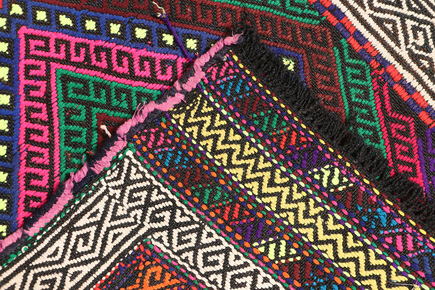 Multy Handmade Suzani Kilim Rug Runner