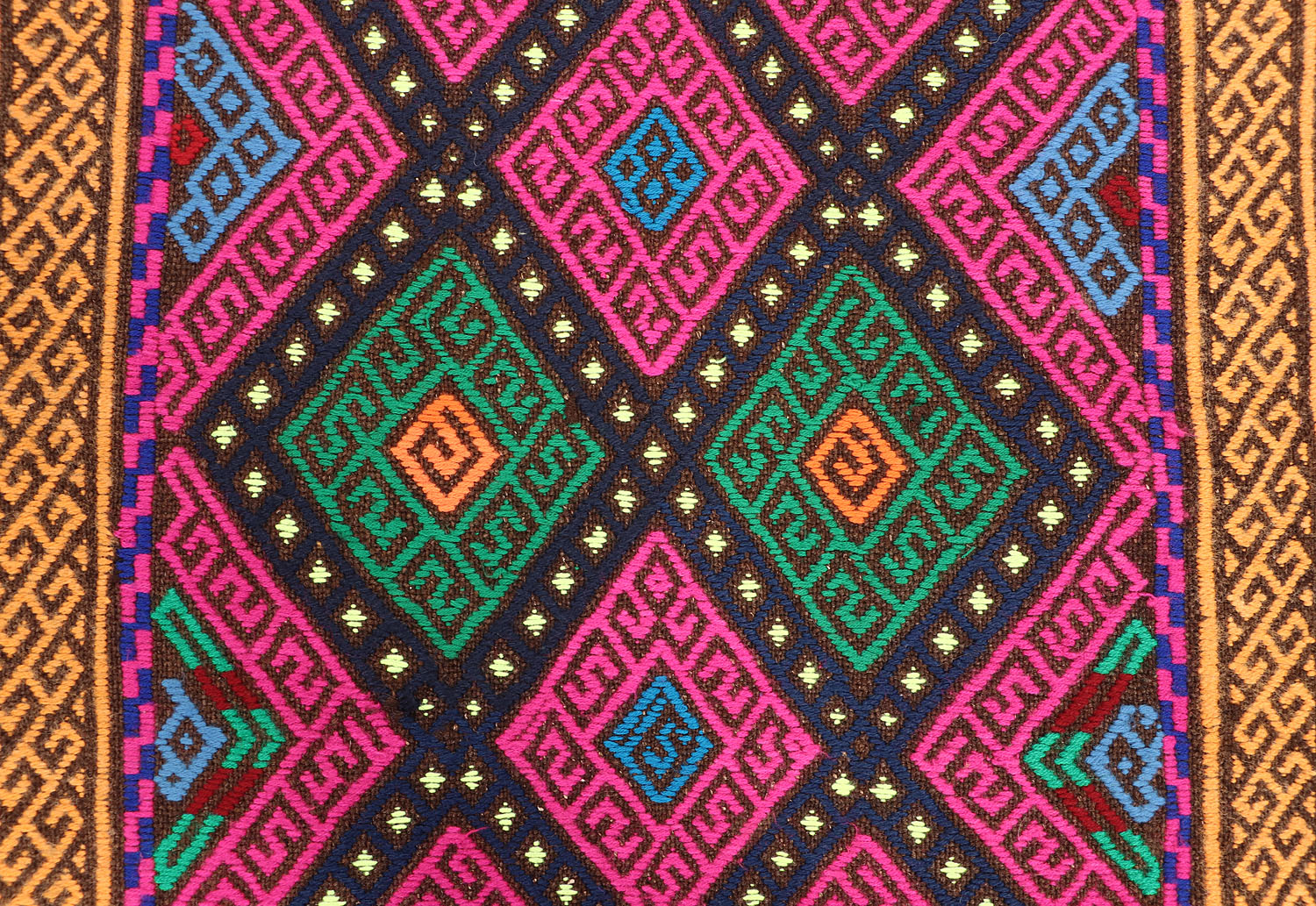 Multy Handmade Suzani Kilim Rug Runner